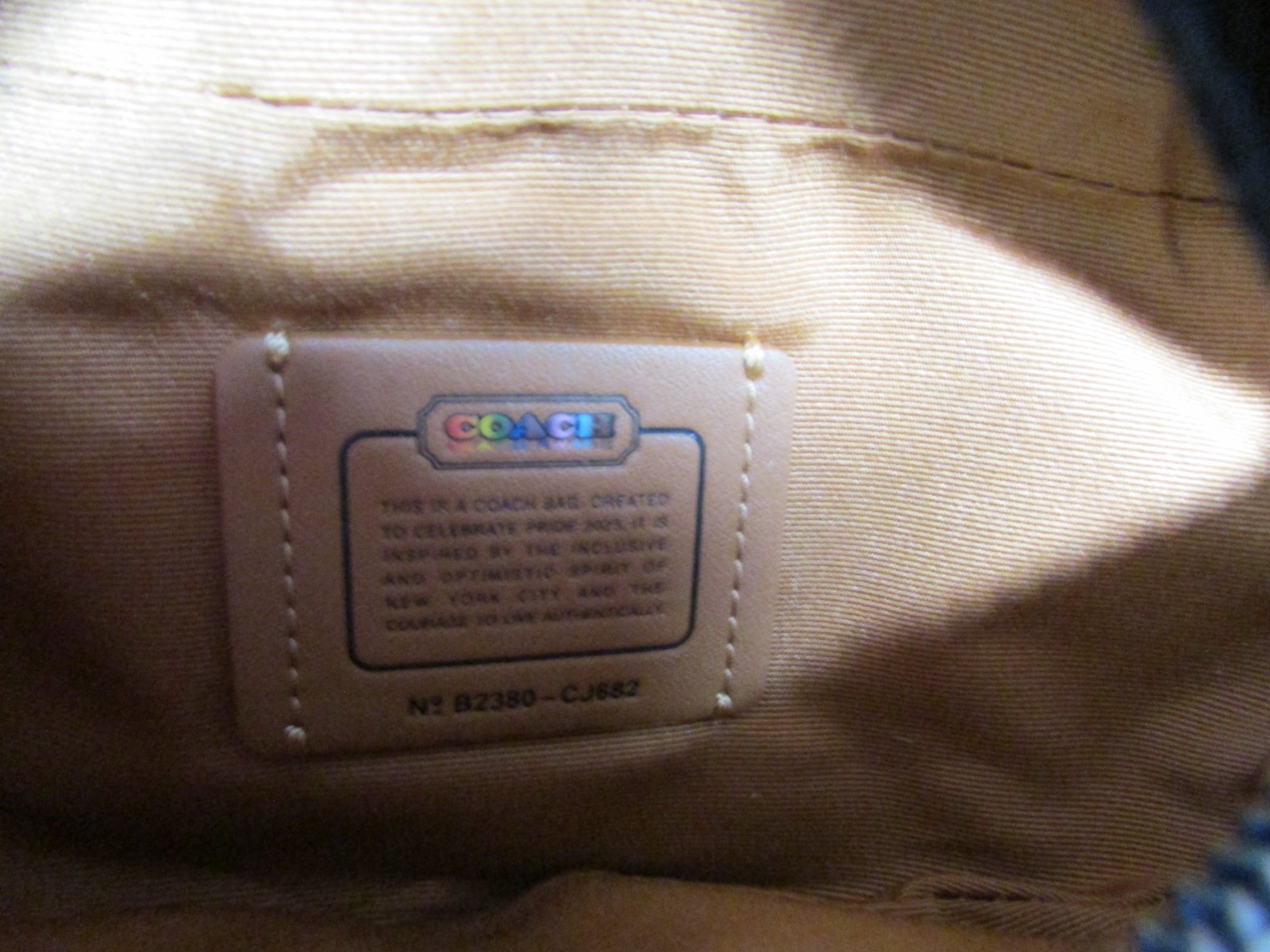 NWT Coach Sprint Belt Bag 24 in Rainbow Signature CanvasCJ682 Chalk Multi