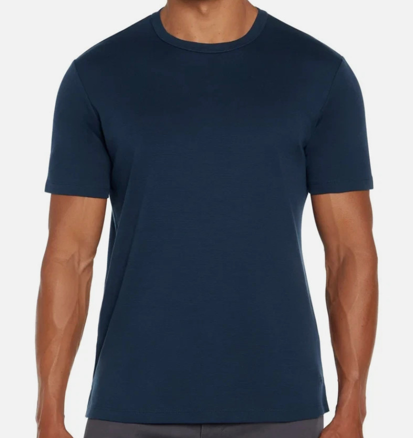 Banana Republic Men’s Luxe Touch Tee T Shirt 100% Cotton Dark Blue L