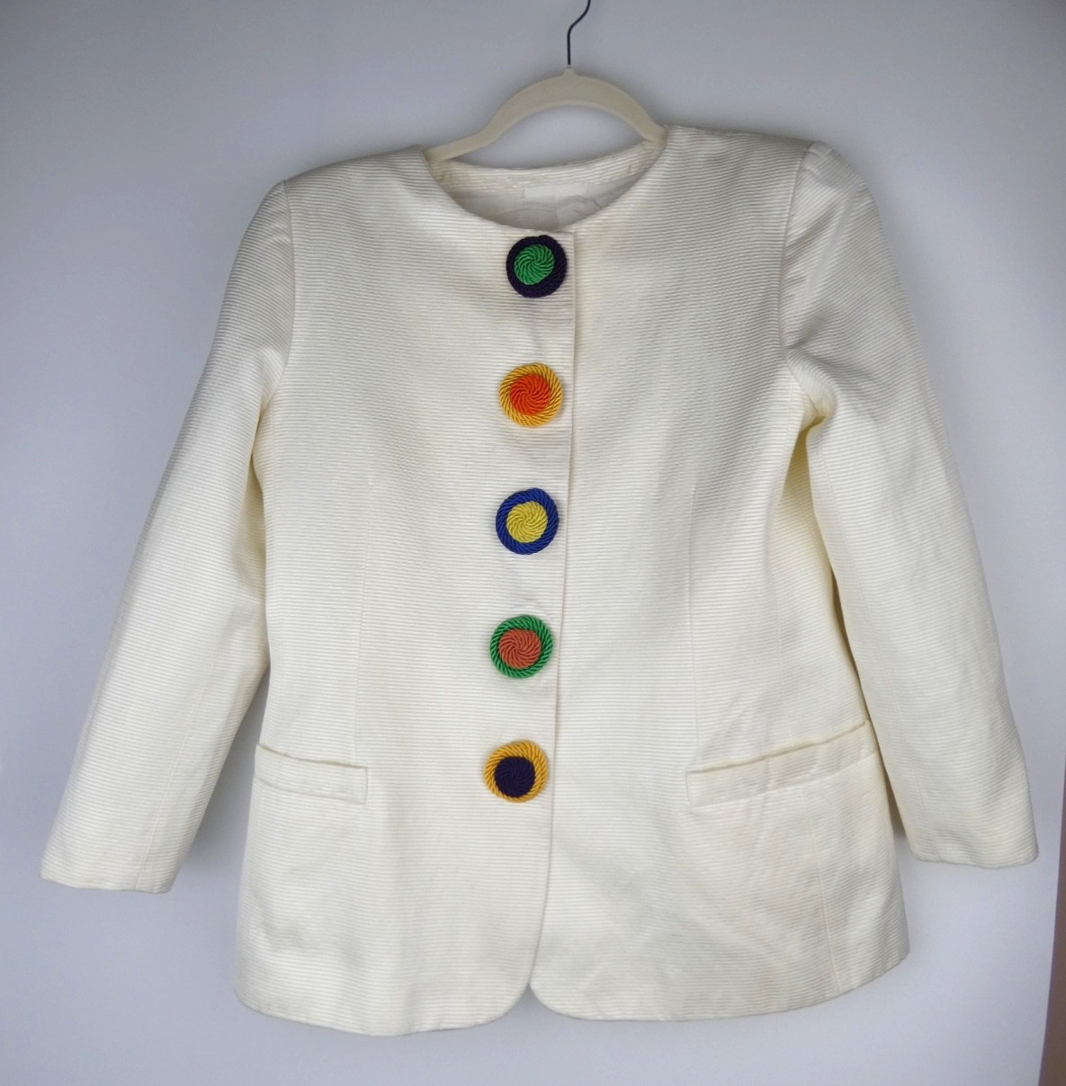 vintage ESCADA jacket size 40 Made in West Germany Unique-One Of The Kind!