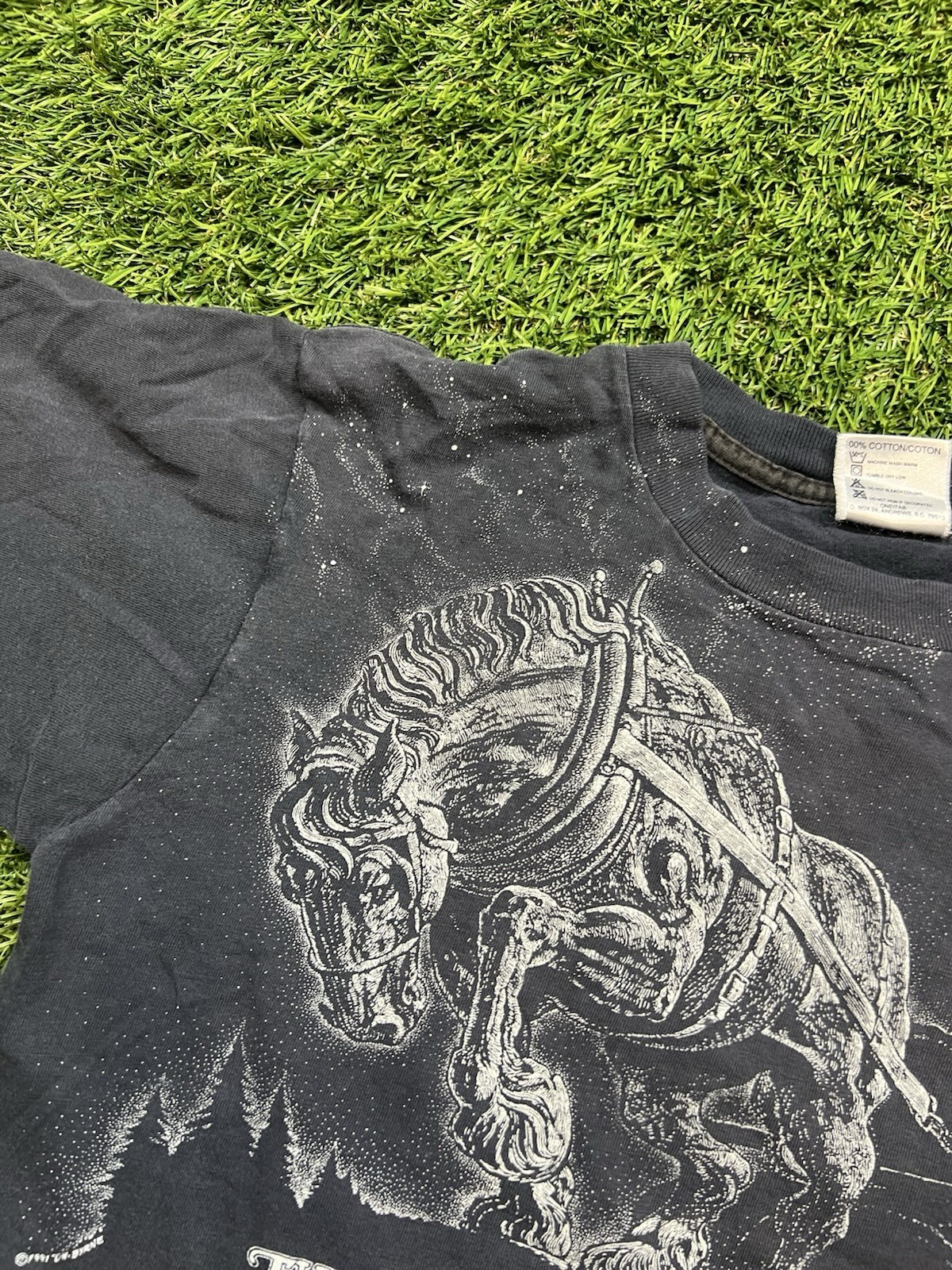 Clydesdale The Gentle Giant T-Shirt Men’s M Single Stitch USA Vintage 90s