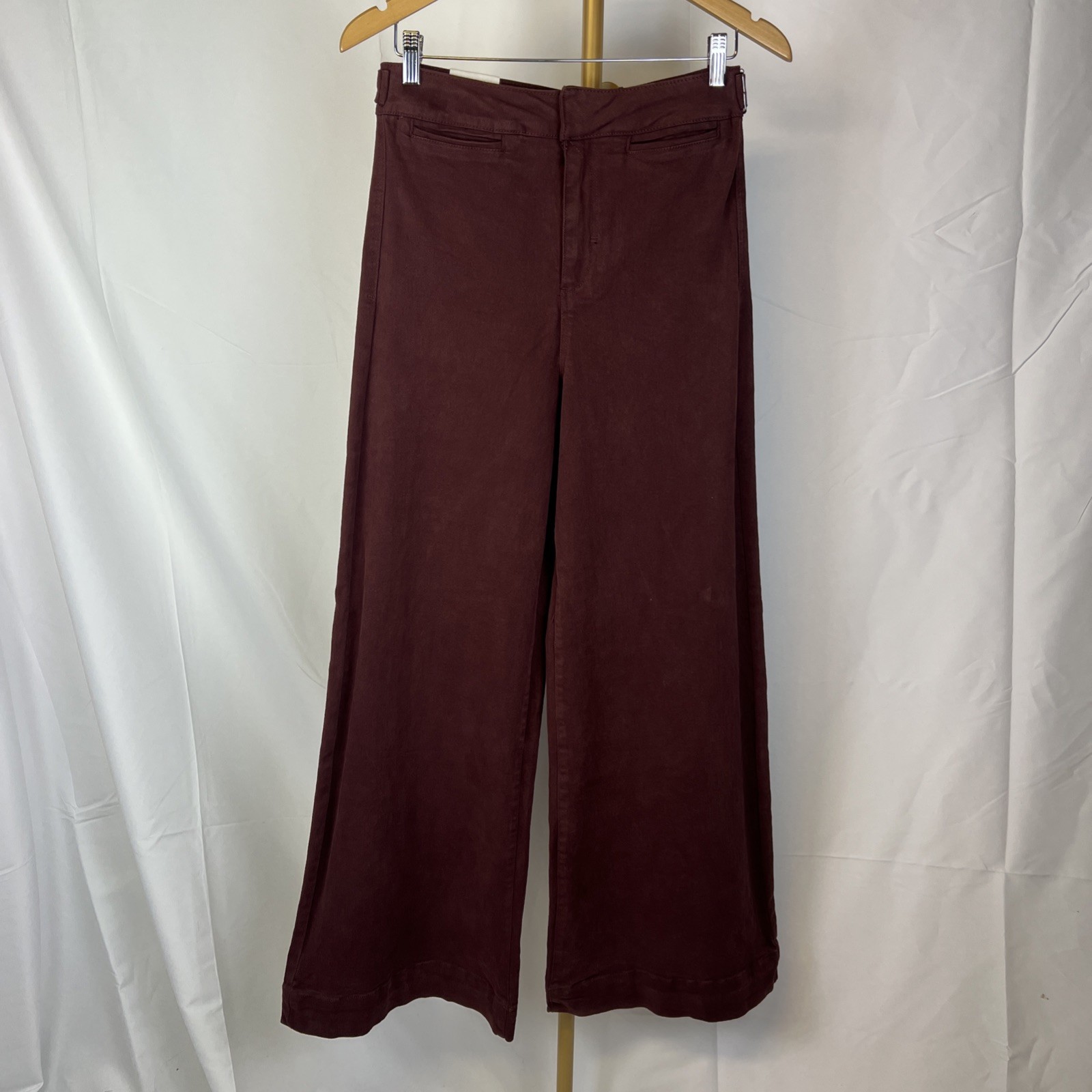A Loves A High Rise Wide Leg Size 6 Jeans Rouge 99%cotton 1% Spandex NWT