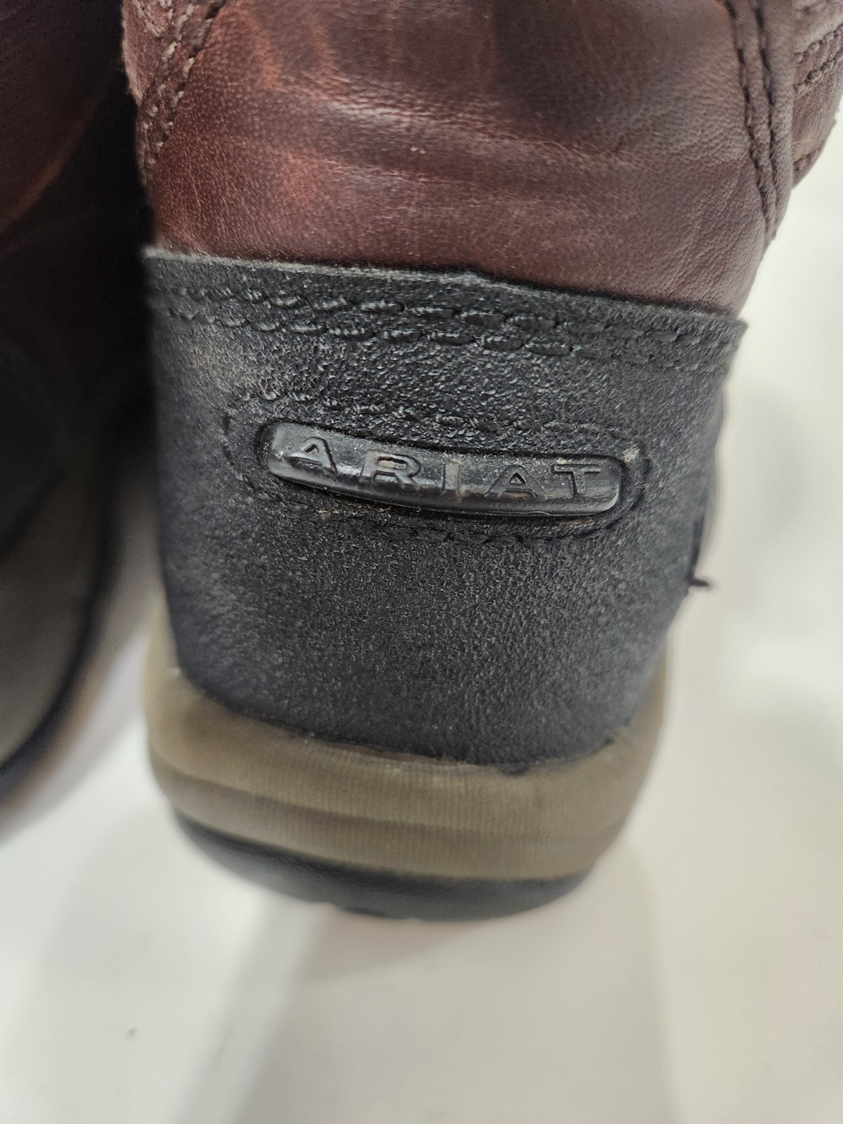 Ariat ATS Terrain Brown Leather Waterproof Ankle Boots Women’s size 8 B