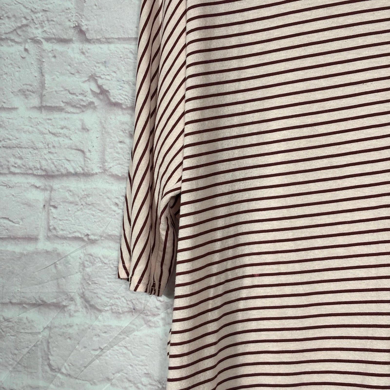 Lane Bryant Striped 3/4 Sleeve Top Size 18/20