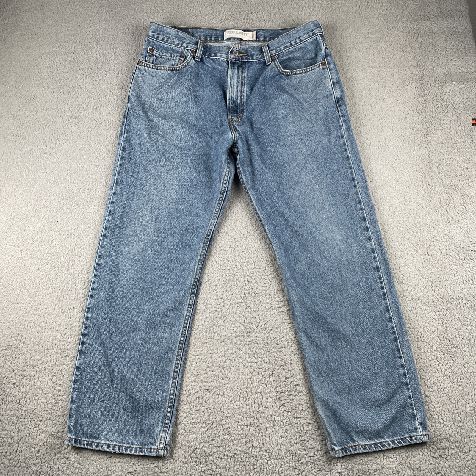 Vtg Levi’s 505 Denim Jeans Stone Washed Blue 36×29 Measures 35×28 EUC Y2K