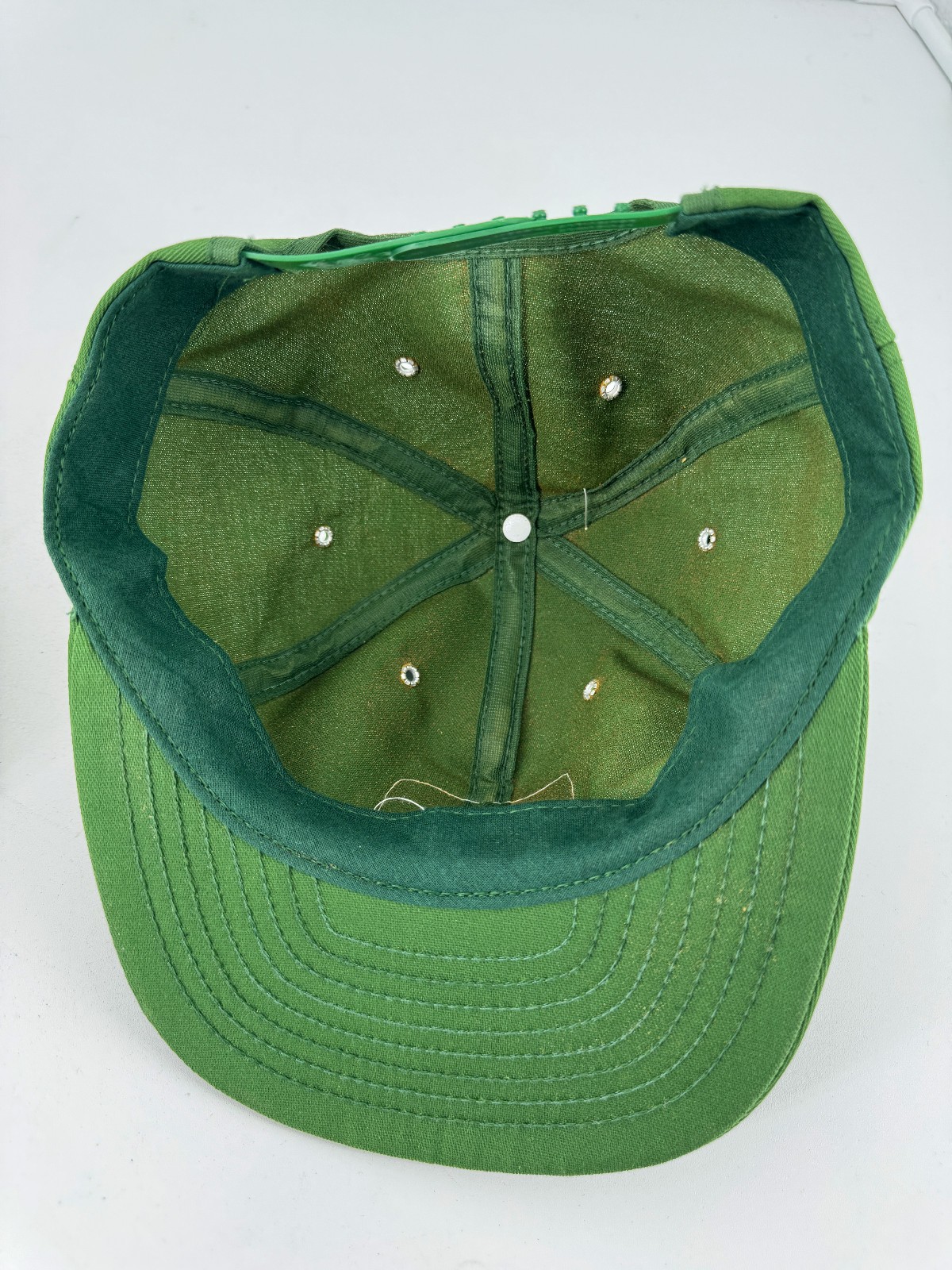Vintage John Deere Snapback Hat Green Farm Patch Louisville Mfg. Co. NWT(Read!!)