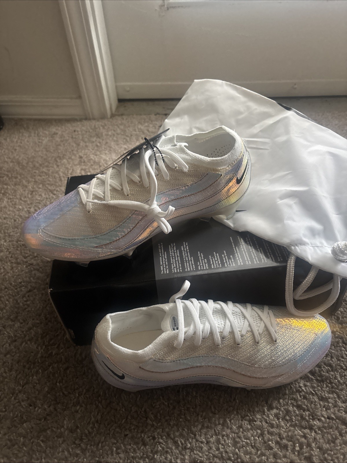 BNIB Nike Mercurial Vapor 16 Elite × Air Max 95 SE White Blue US 7.5 HV9915-100
