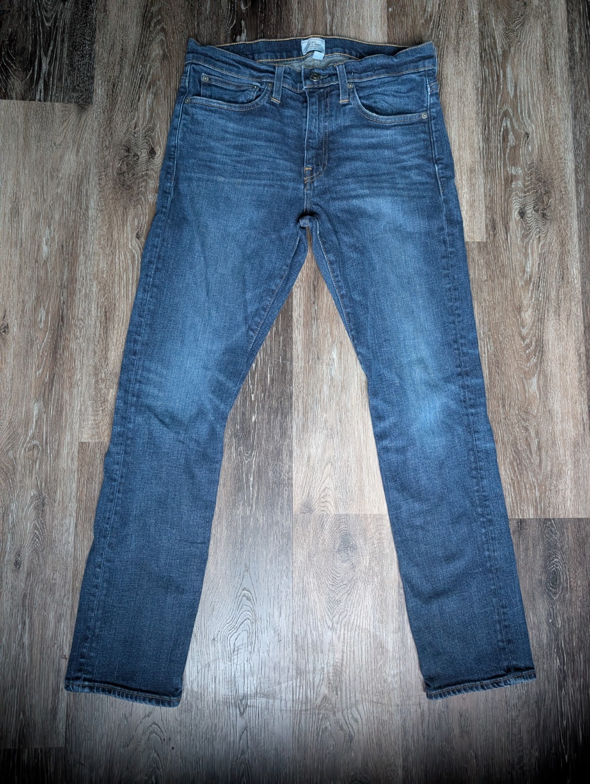 J. Crew Mens 484 Slim Jeans Size 31×30 Blue Dark Wash Stretch Denim Preppy