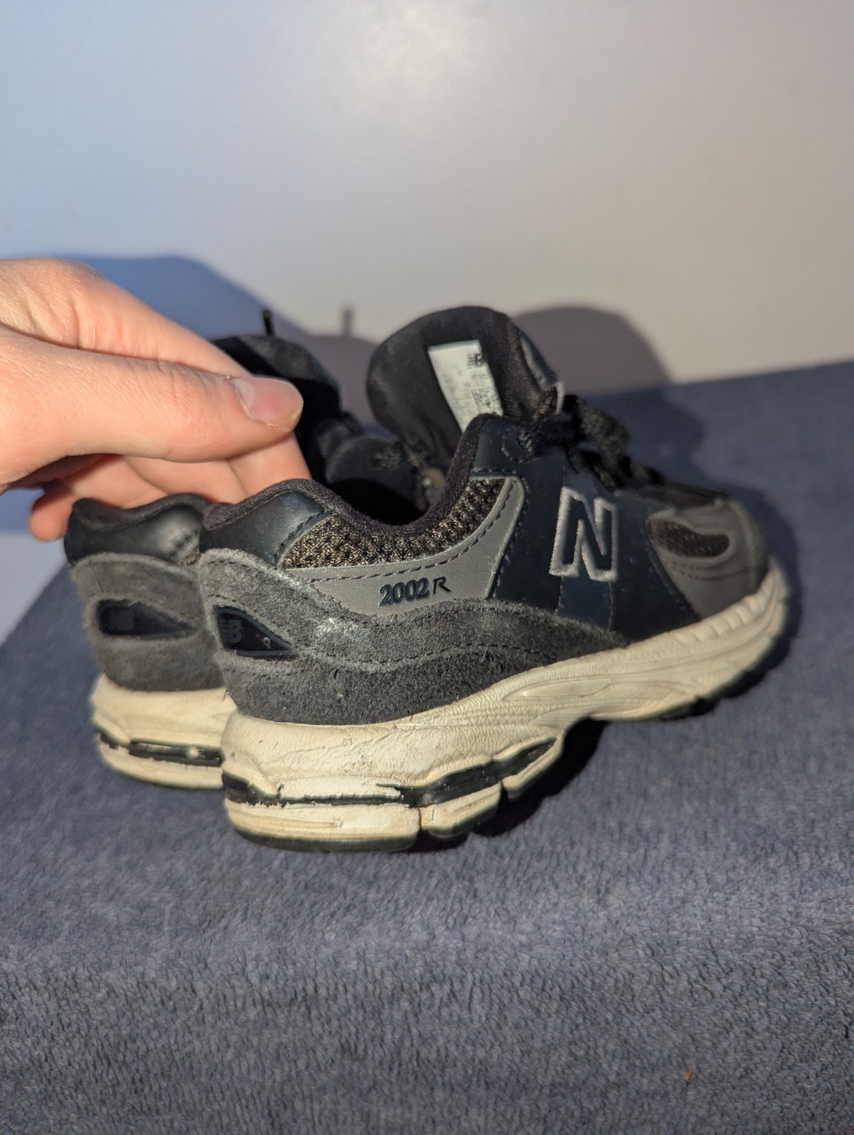 New Balance 2002R Toddler Black Phantom Size 10 M Sneakers IC2002BK