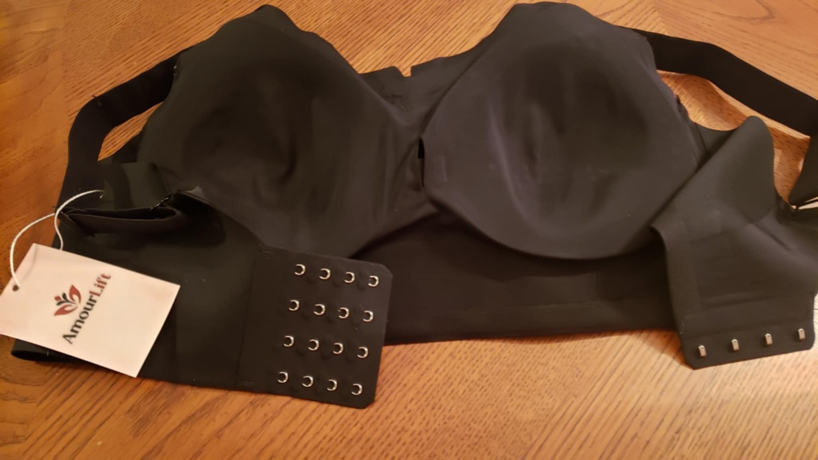Armourlift Bra Adjustable Straps Lifting Support Comfy Large New BLACK