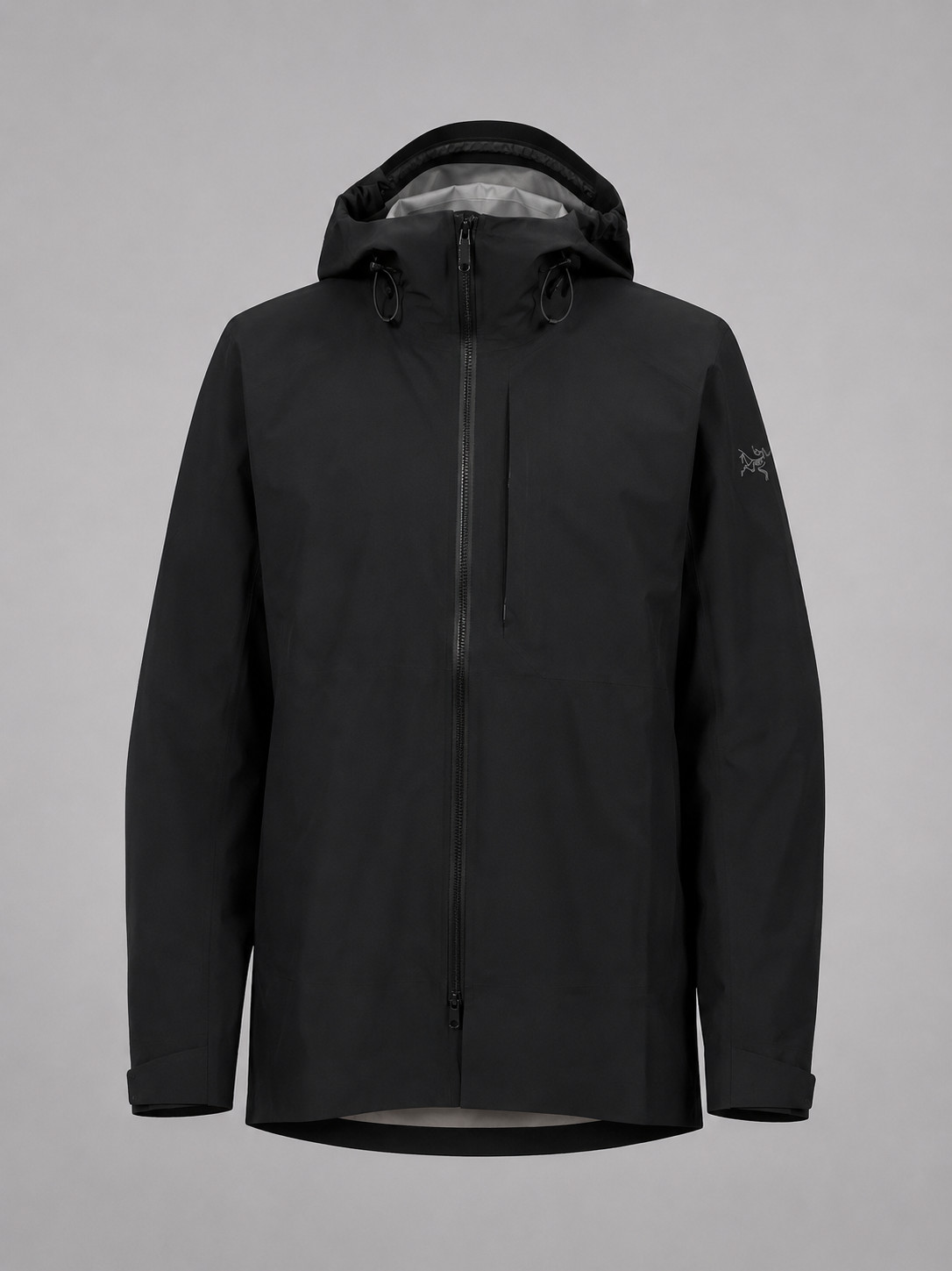 Arc’teryx Gore-Tex Shell Rain Jacket Men’s Medium Black Long Waterproof Hooded
