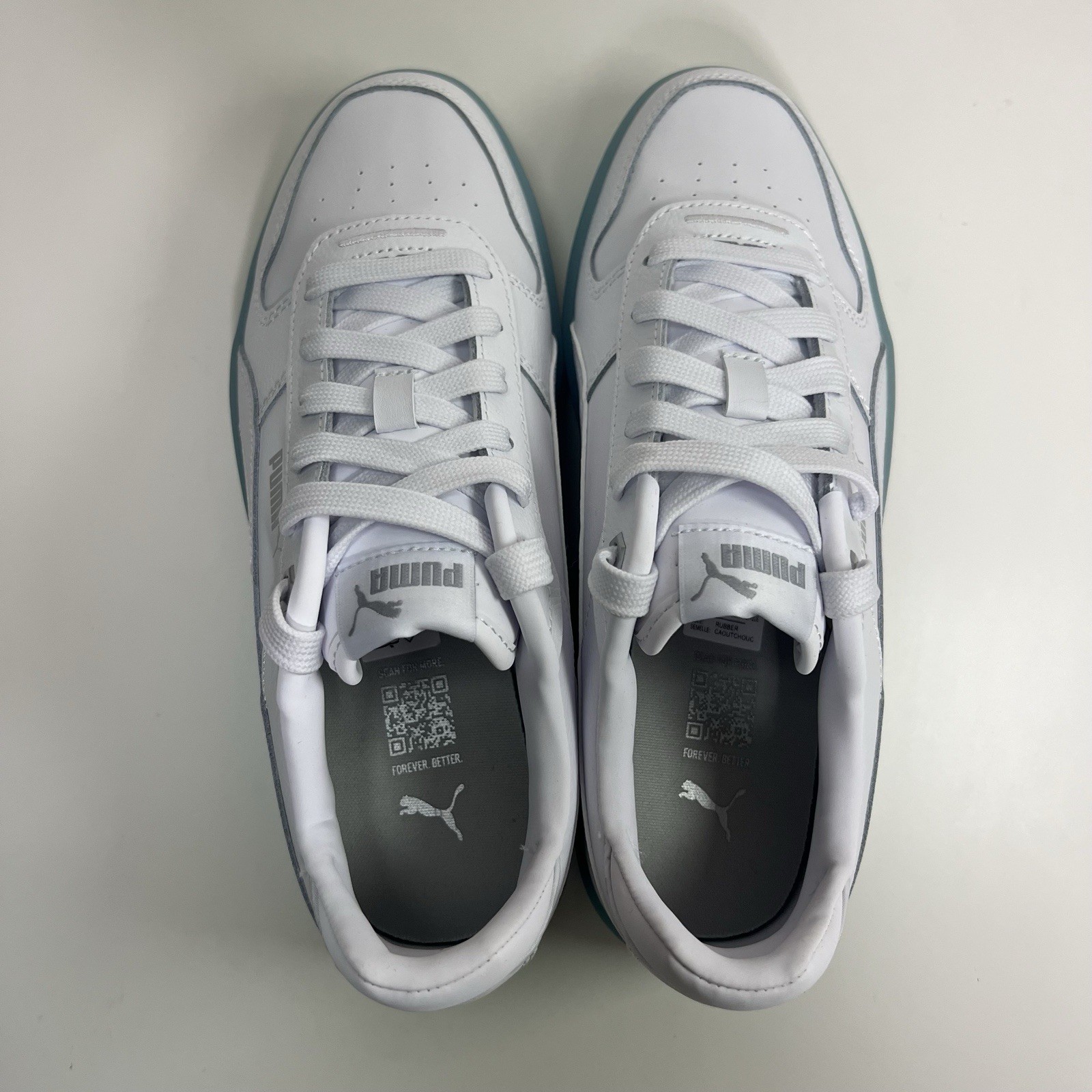 Puma Women’s Carina Street Iced Size 8.5 White Blue