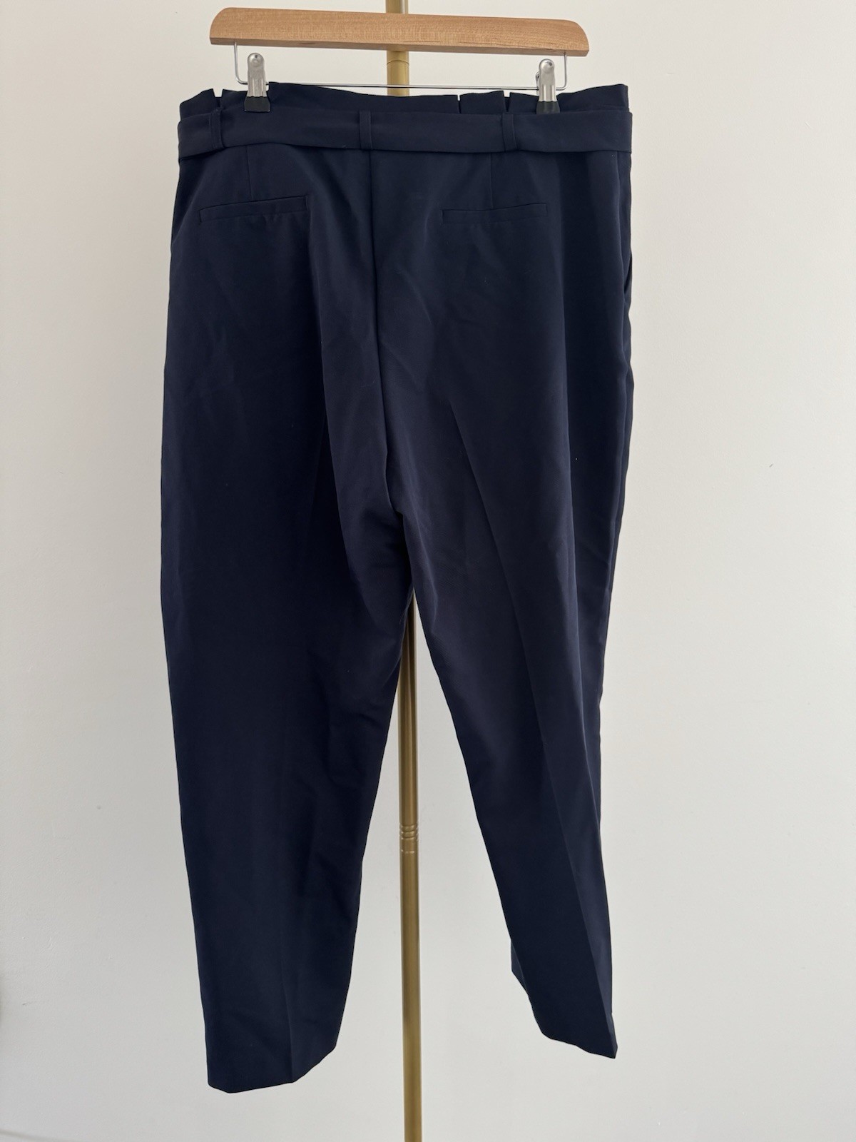 F&F Navy Tapered Smart Trousers UK 18 BNWT