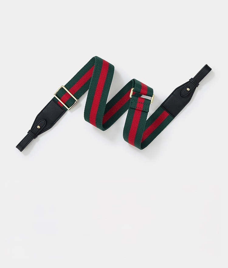 Replacement Striped Purse Strap for Gucci Luxury Designe Shoulder Bag No Logo