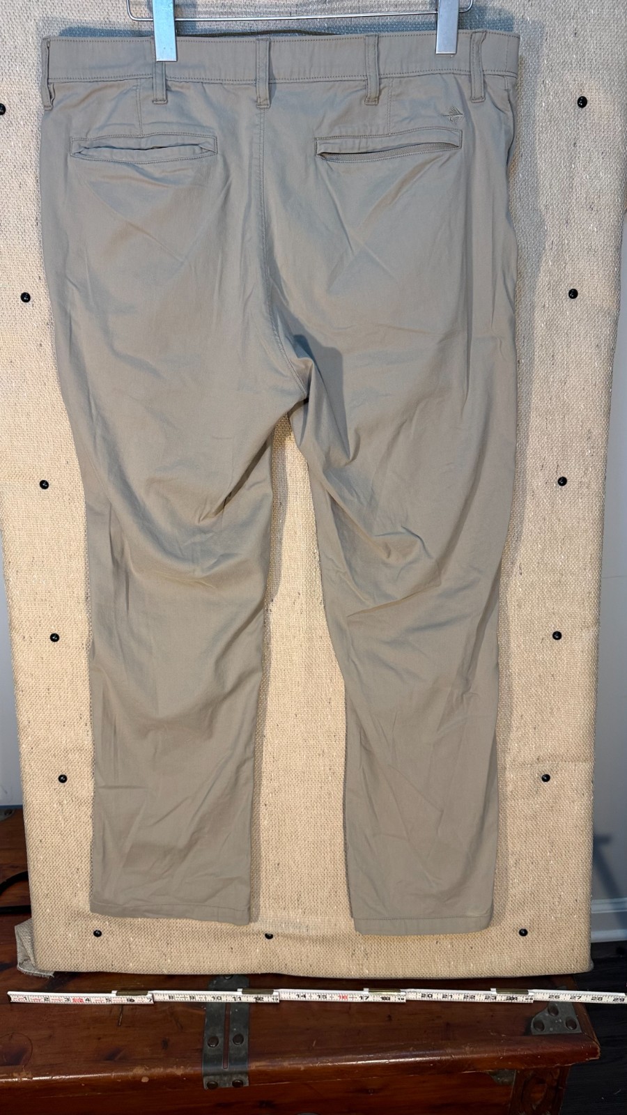 Orvis Mens 36×30 Khaki Chino Pants Tan Fly Fishing Outdoor Casual