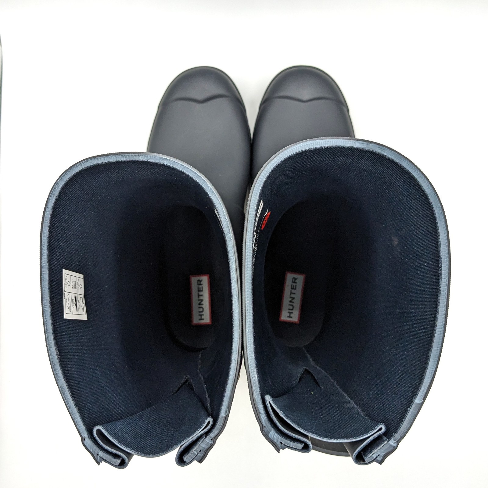 Hunter “Original Short Back Adjustable” Women’s Waterproof Boots (Navy) – NEW