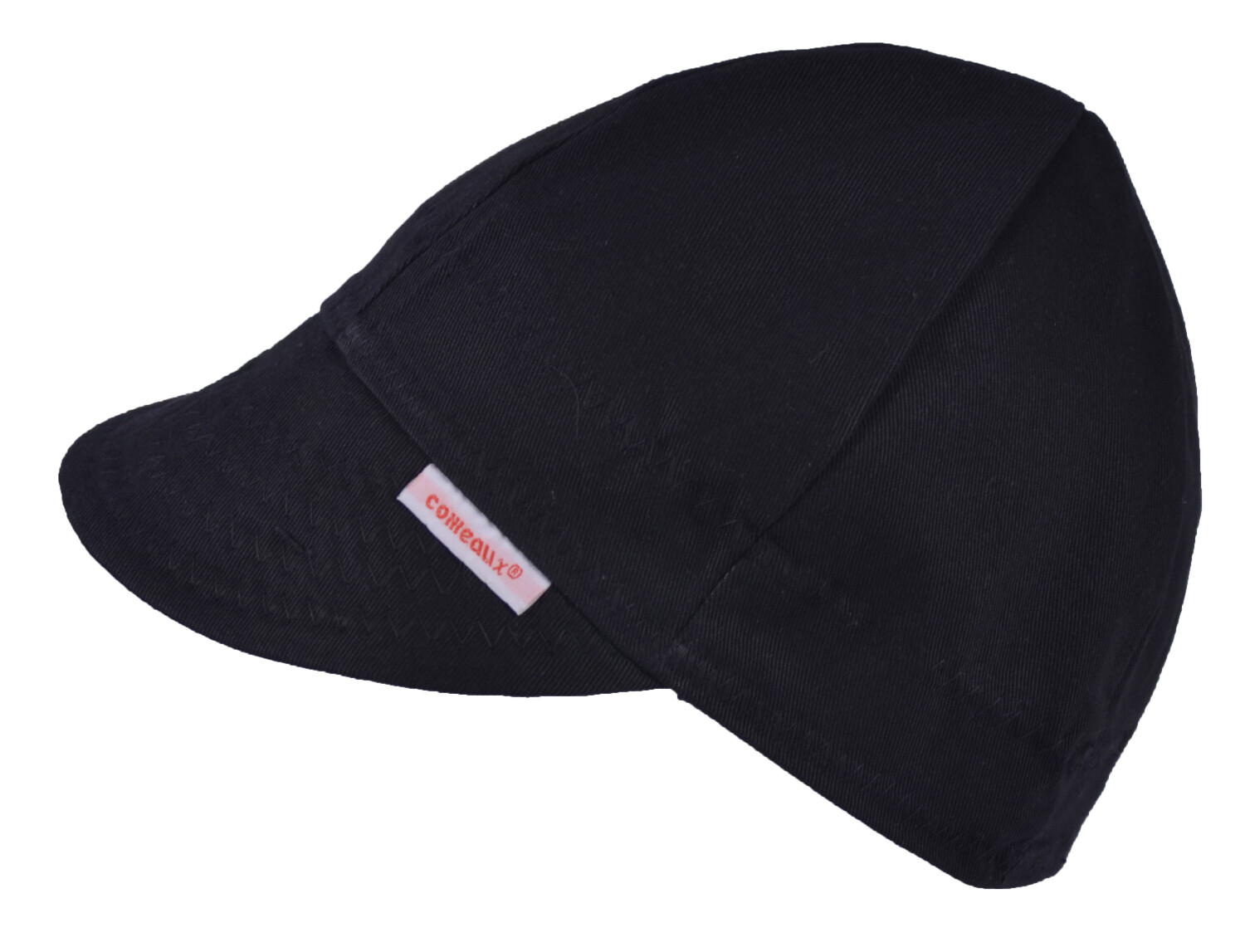 NWT Welding Cap Welders Hat Comeaux Caps Solid Black Reversible 2000 Sized