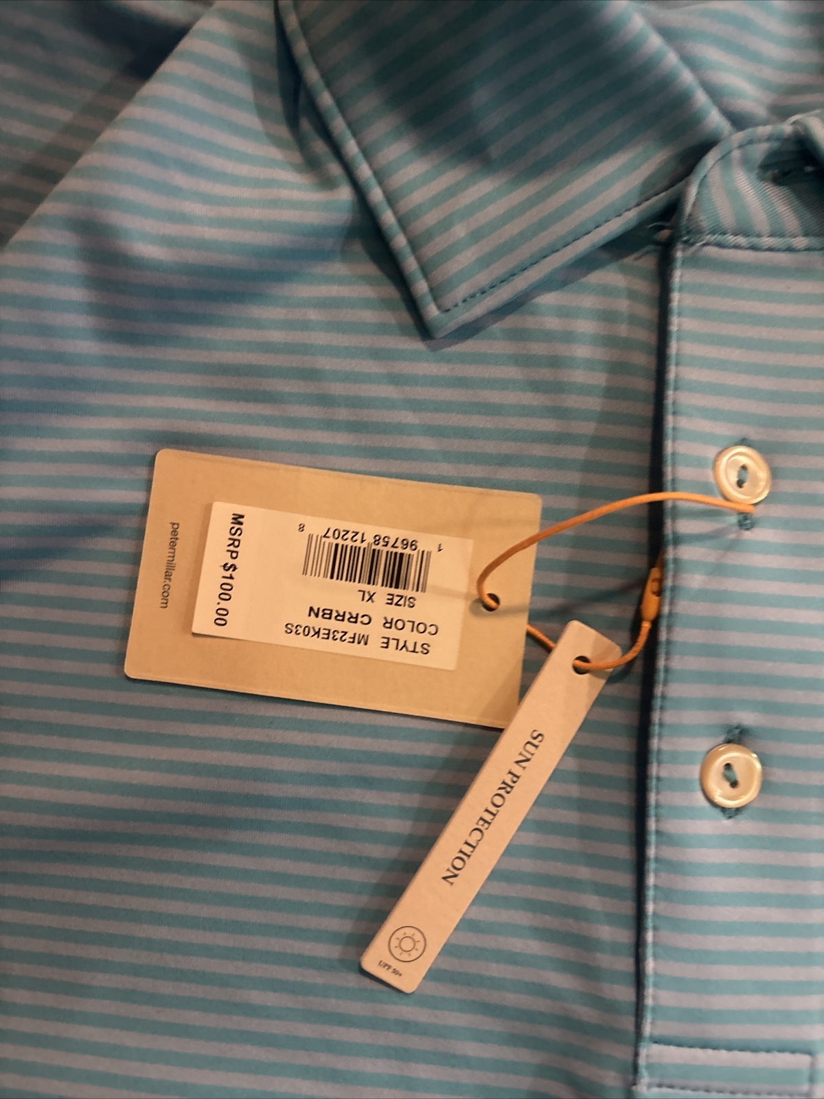 PETER MILLAR SUMMER COMFORT CROWN SPORT NEW MEN’S POLO SHIRT SIZE XL $100