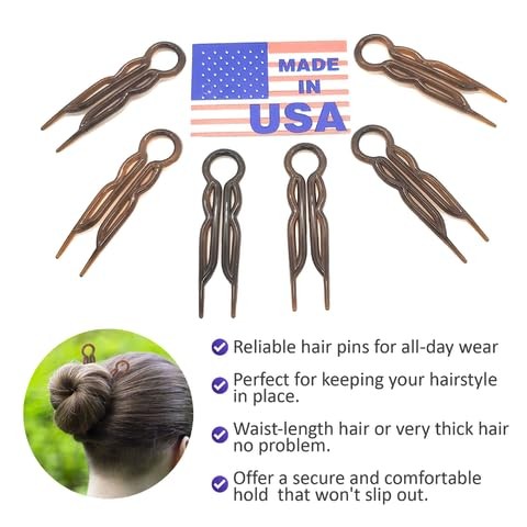 -Grip Hairpins Crystal (10 Count)