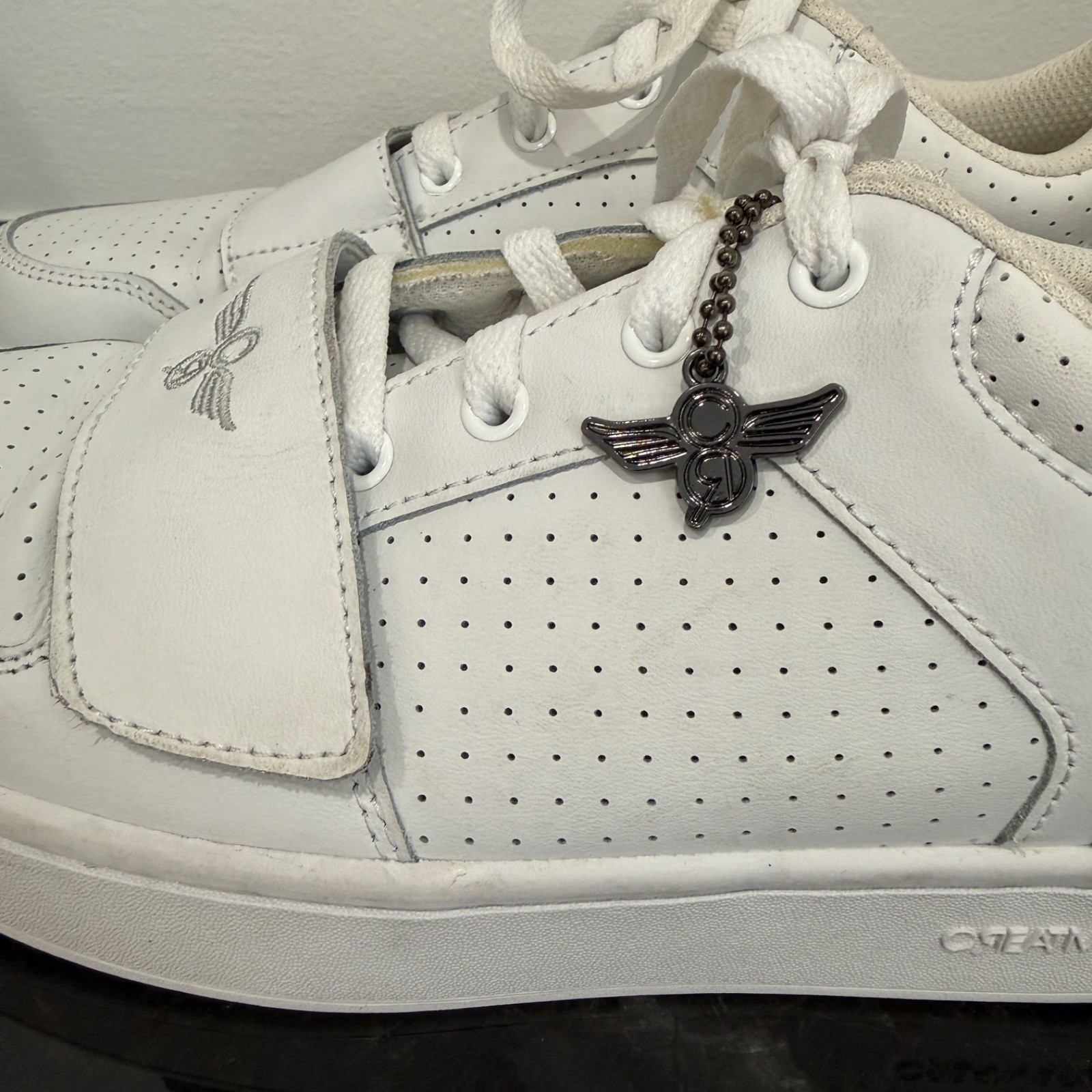 Mens Sz 7 Creative Recreation Cesario Lo XXI Pure White Leather Sneaker Clean