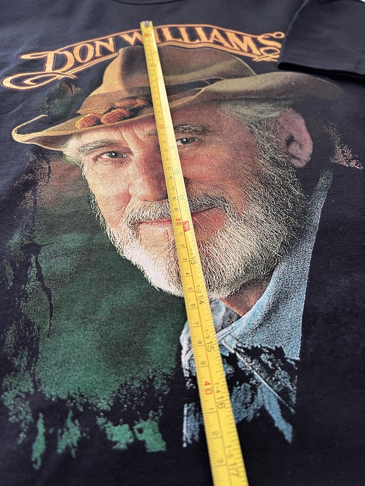 DON WILLIAMS The Gentle Giant Double Sided XL Crewneck T-Shirt Country Music