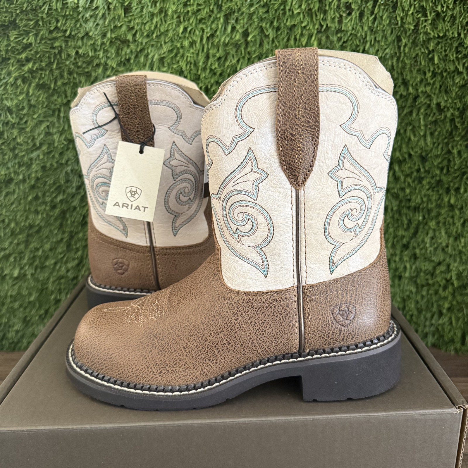 Ariat Fatbaby Heritage Tess Western Boots Women’s US 10 Brown N.A.
