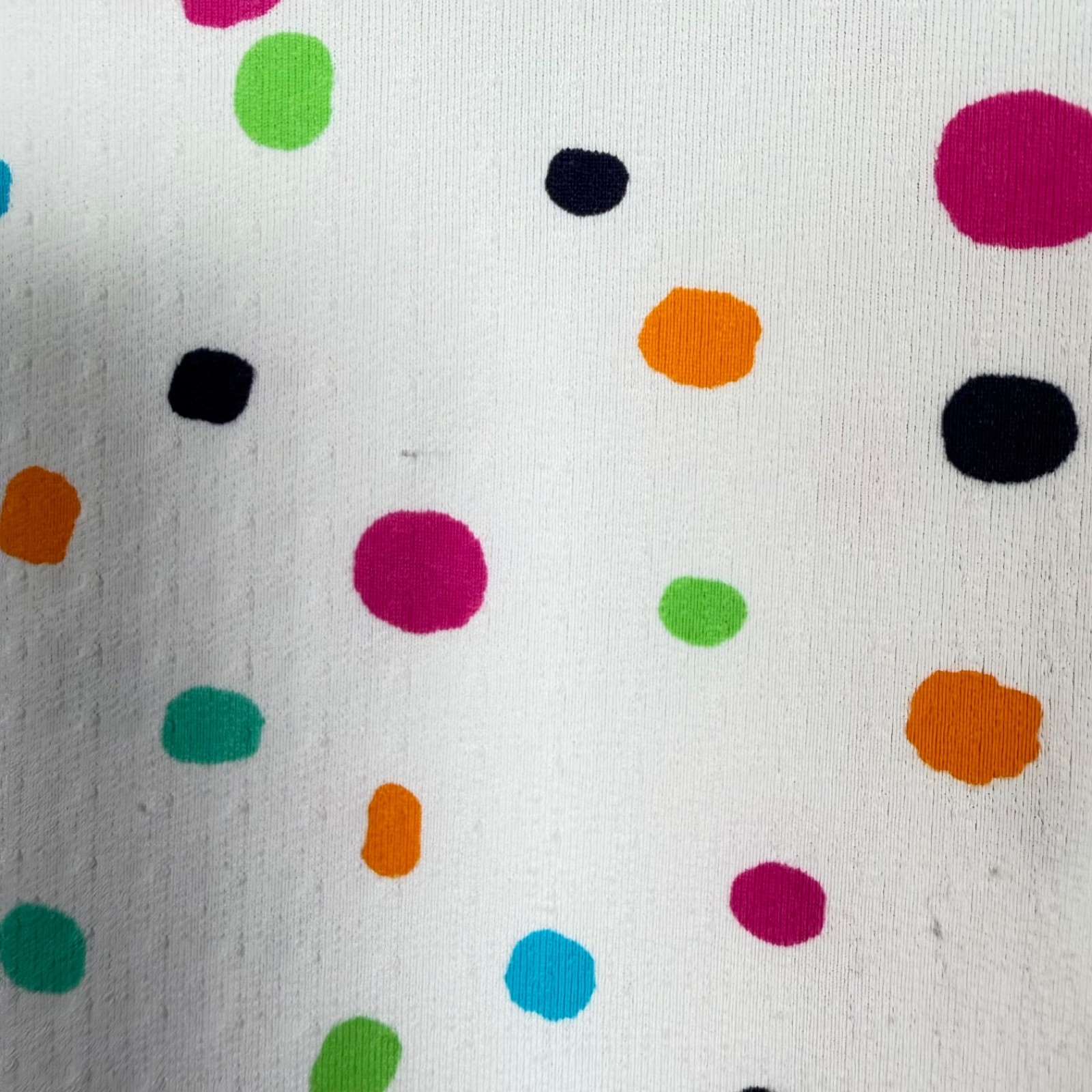 IBKUL M UPF 50+ Confetti Dot 1/4 Zip Golf Top White Mesh Cooling Long Sleeve