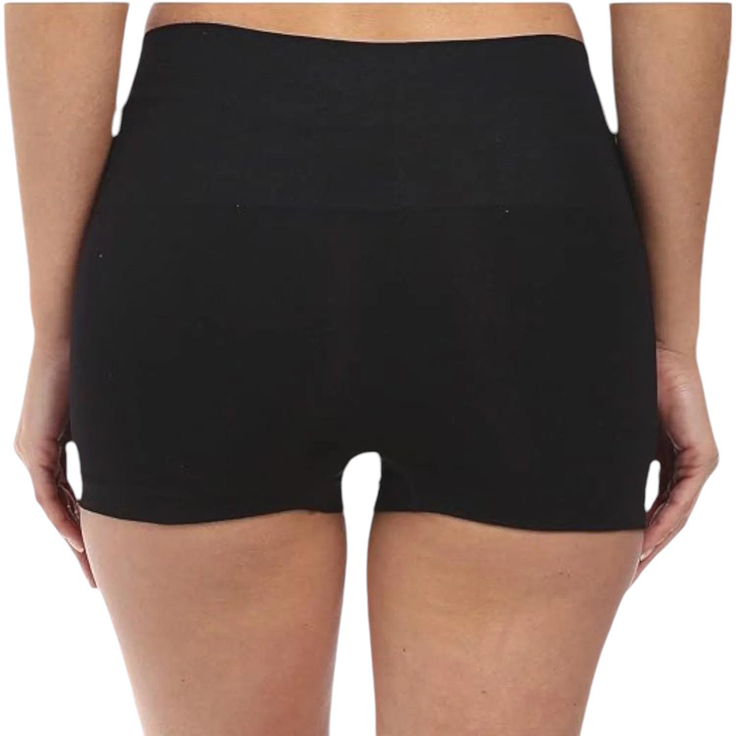 SPANX Women’s Everyday Shaping Seamless Boyshort Panties Black