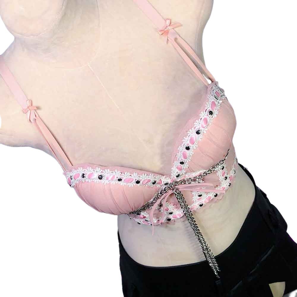 Goth Tops Punk Rock Clothes Y2K Gothic Tank 2000s Kawaii Grunge Emo Clothing