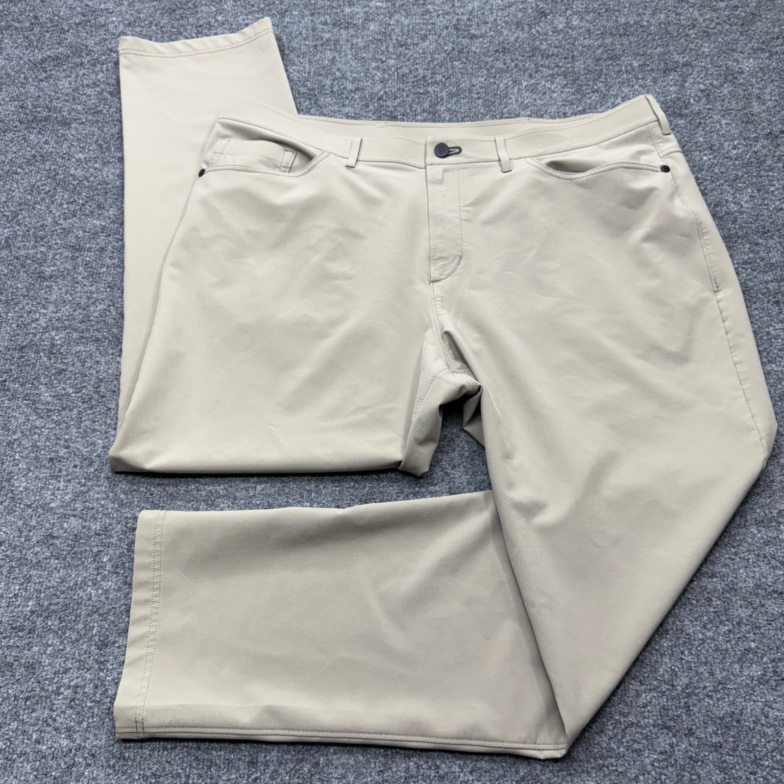 Public Rec All Day Every Day Pants Mens 40×32 Khaki Tan Straight Leg Stretch