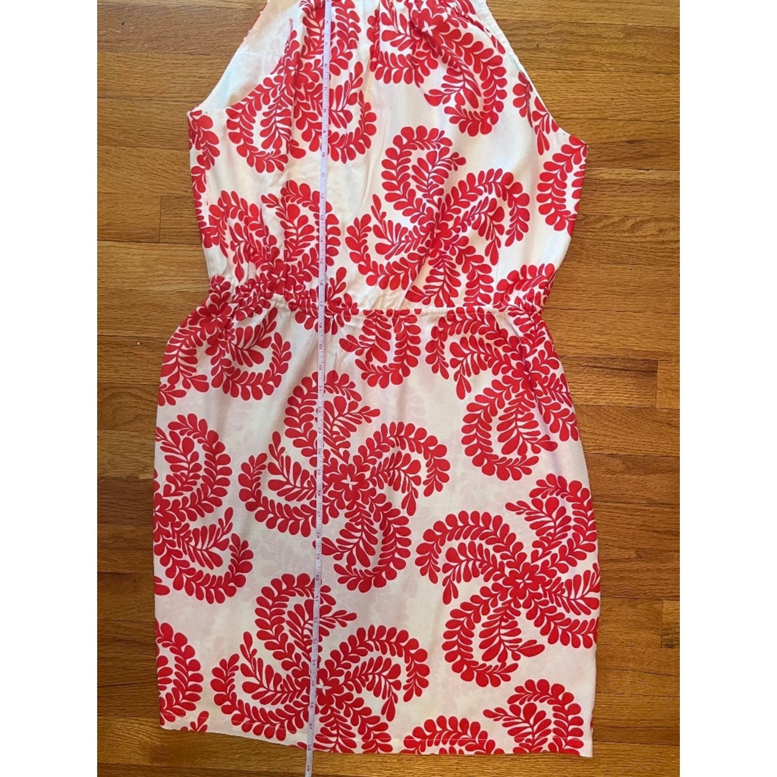 Antonio Melani Coral Fern Halter Mini Dress – Size 14