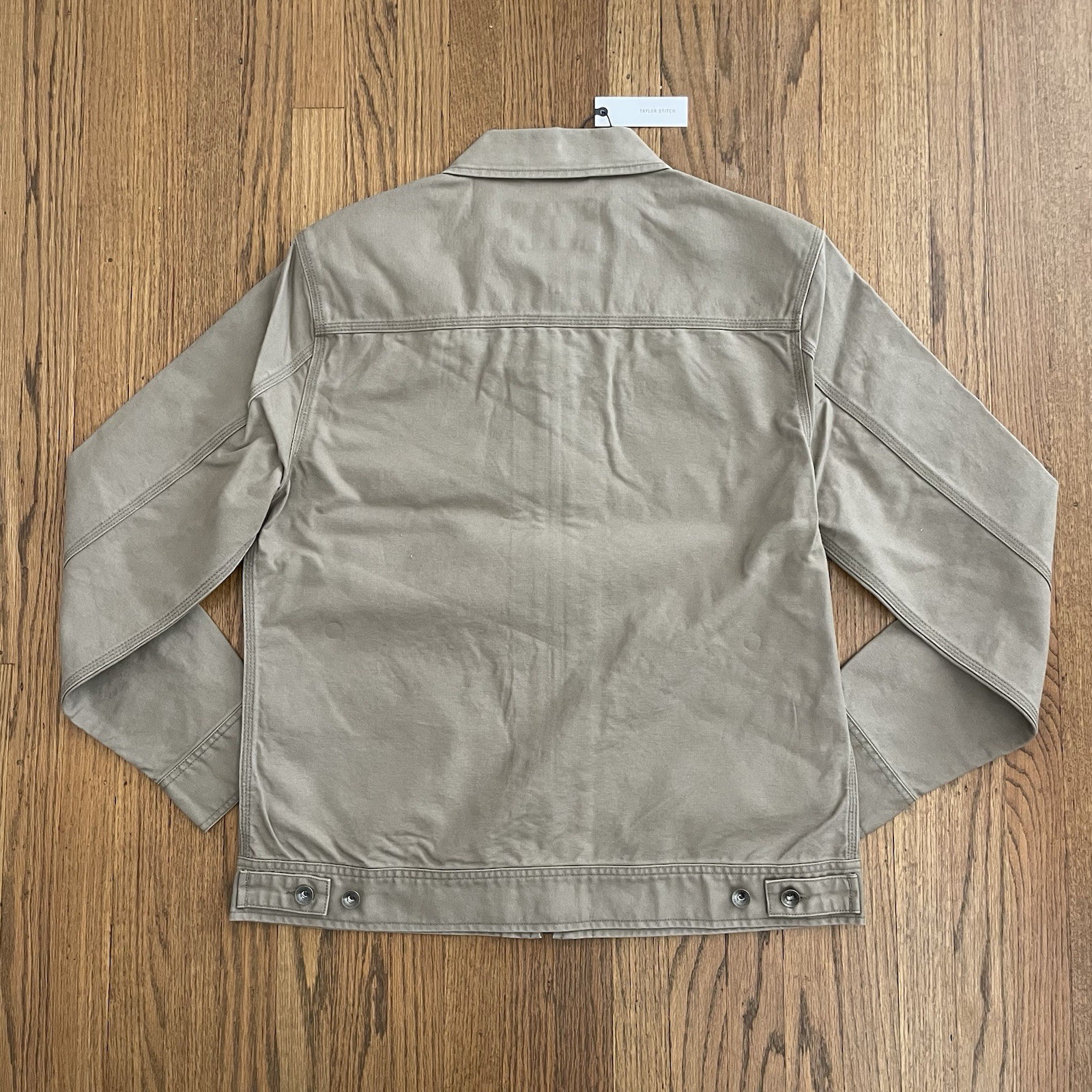 TAYLOR STITCH The Shifter Jacket Baked Soil Canvas Tan Khaki Mens 42 LARGE $188