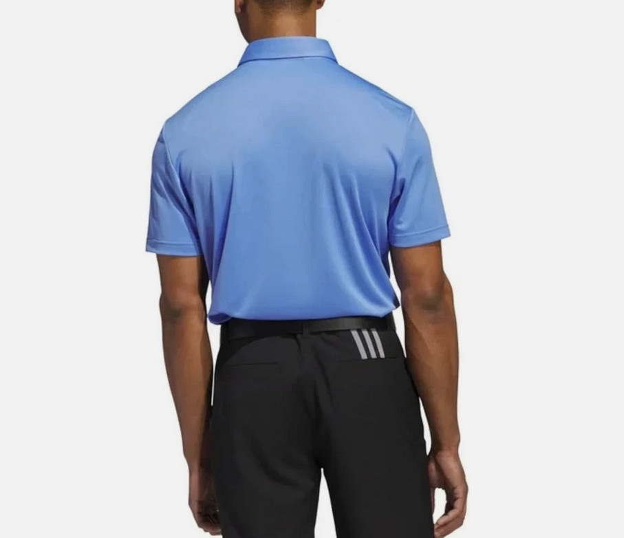 adidas Mens Medium Golf Polo Shirt – Blue