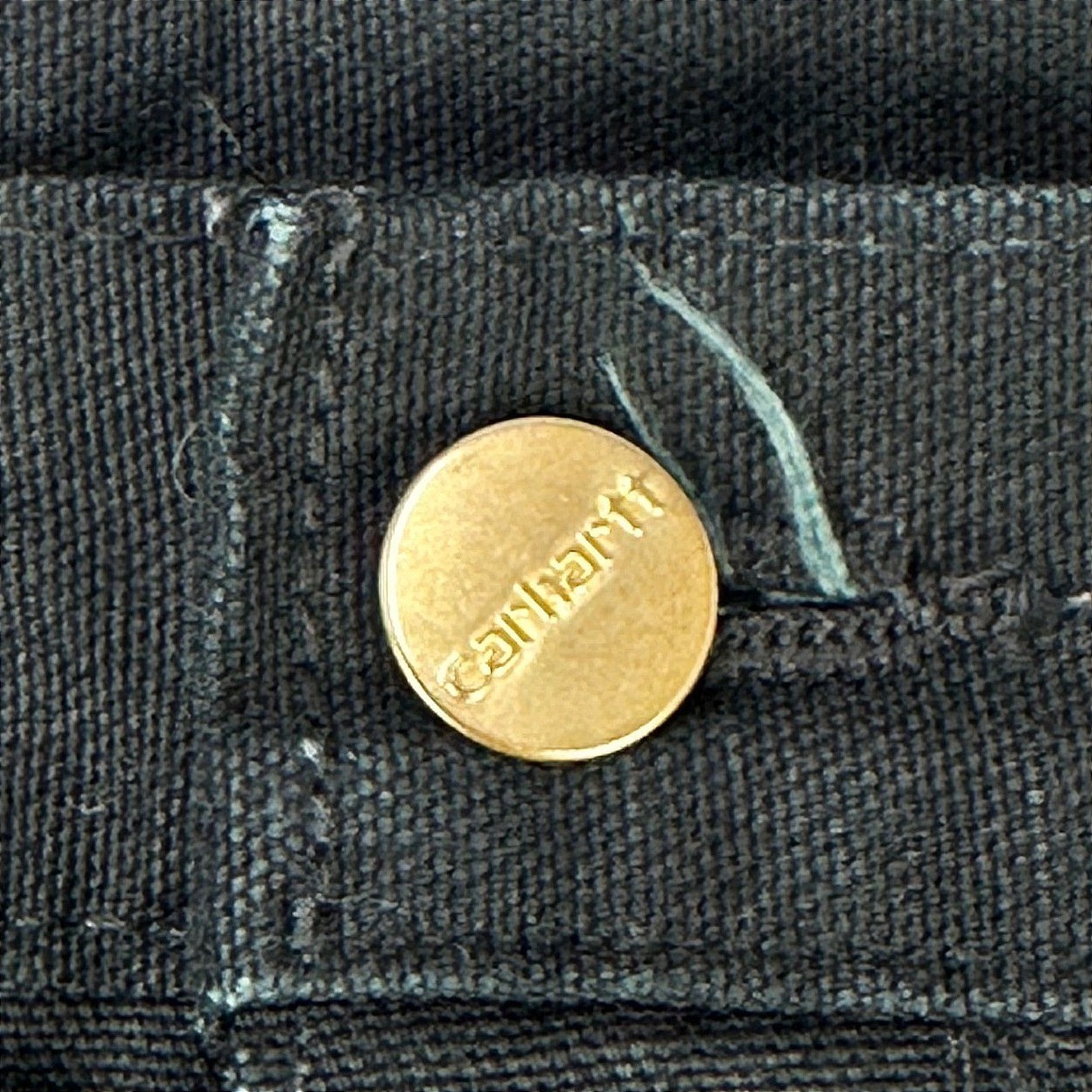 Carhartt Double Knee Work Pants B01-BLK Mens 36×34 Duck Canvas Loose-Fit USA Y2K