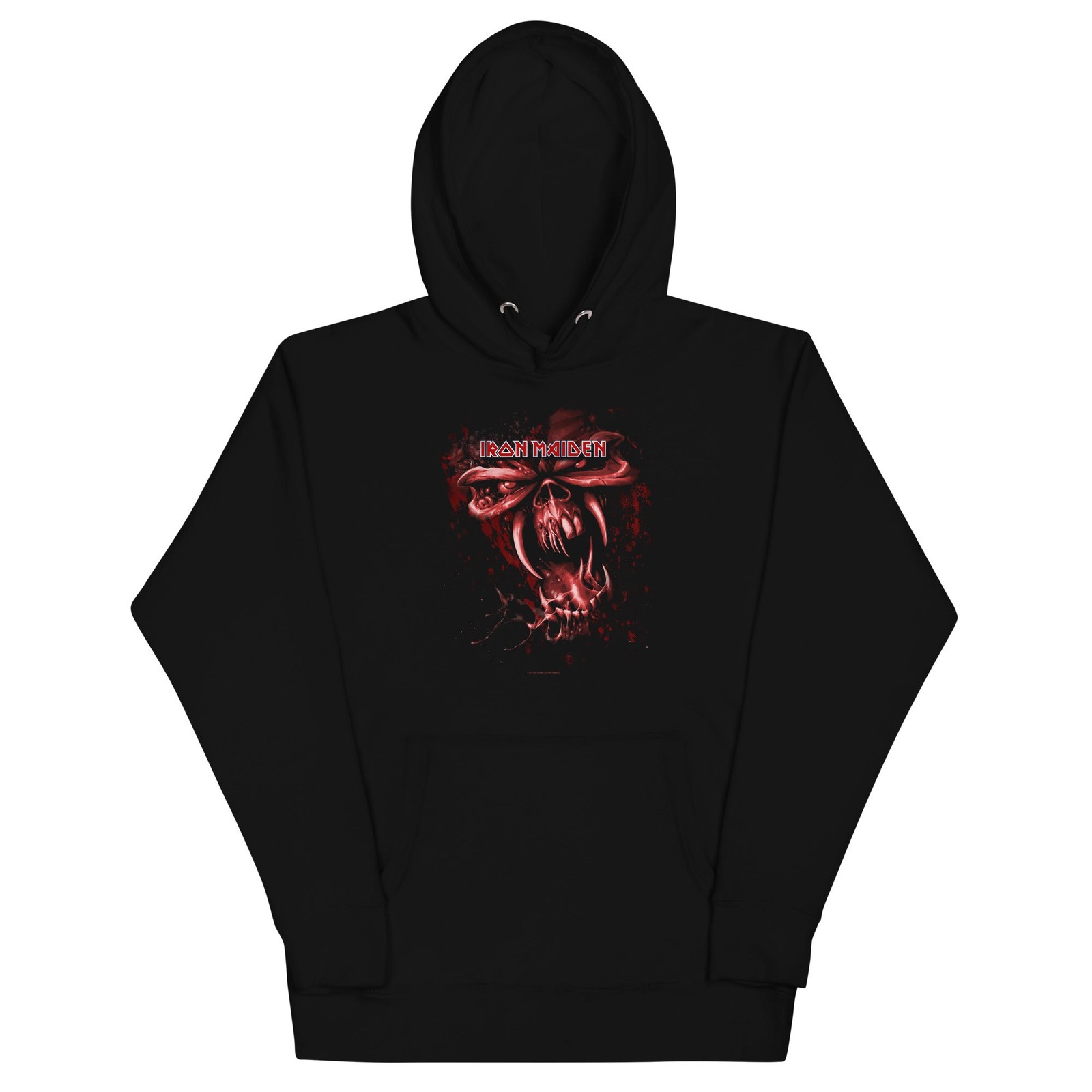 MerchMoment Iron Maiden – Mouth of the Beast Hoodie Sweatshirt Black New