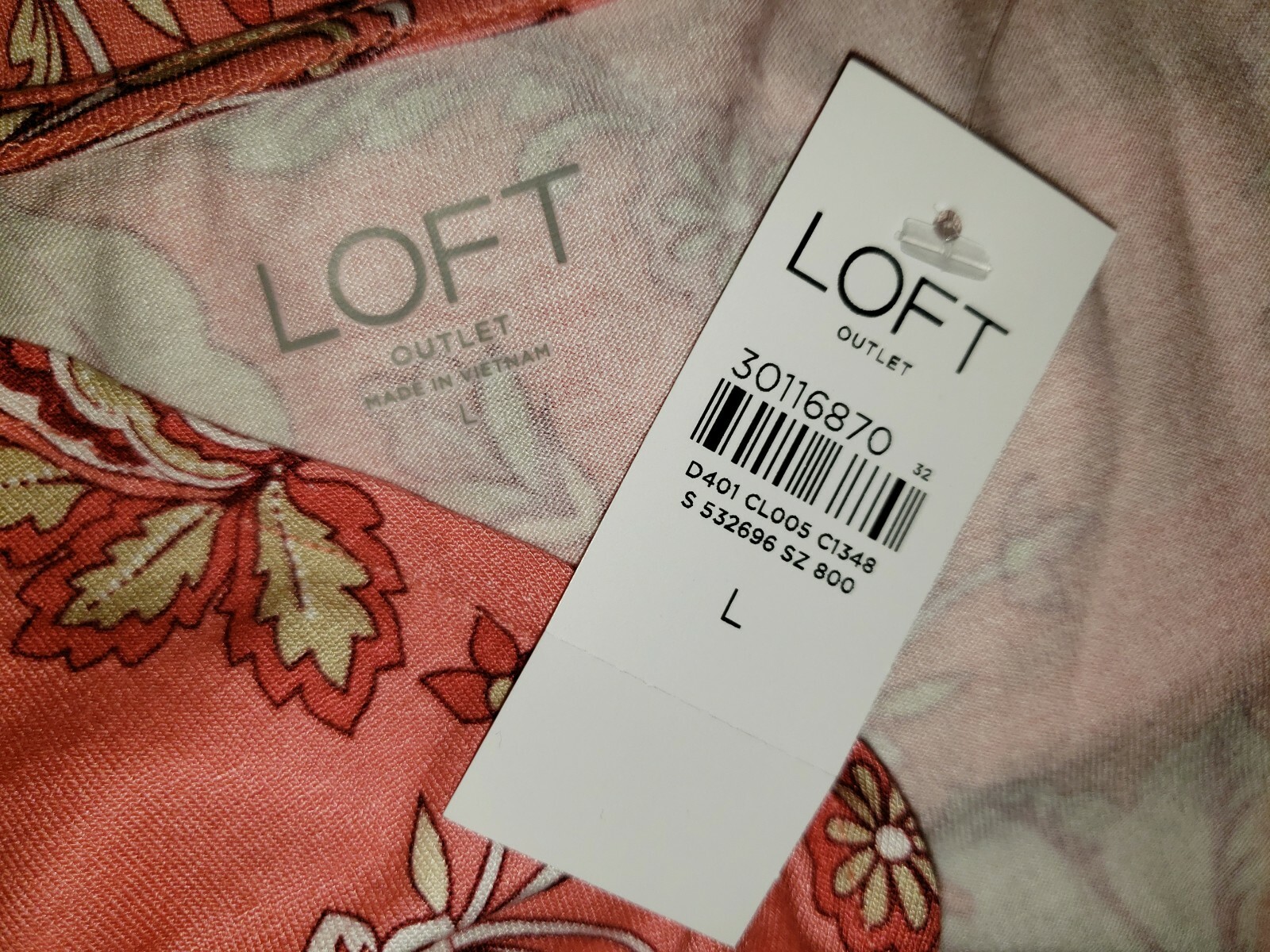 NEW Loft L Top Pink Floral Knit Wrap Tie Tank Cottage Coquette Boho Bloom Garden