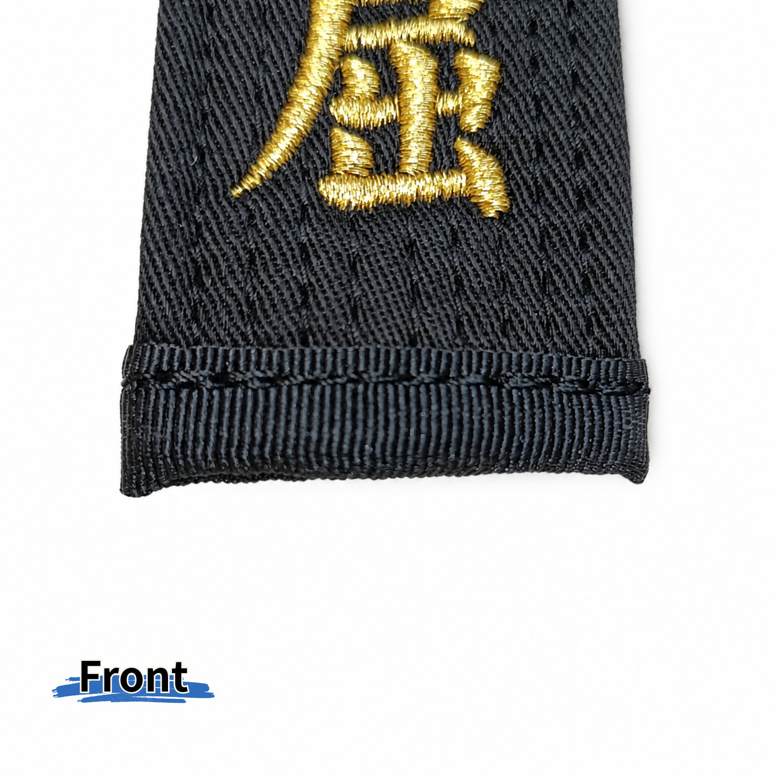 Custom Black Belt Keychain Personalized Kanji Karate Judo Gift Made in Japan