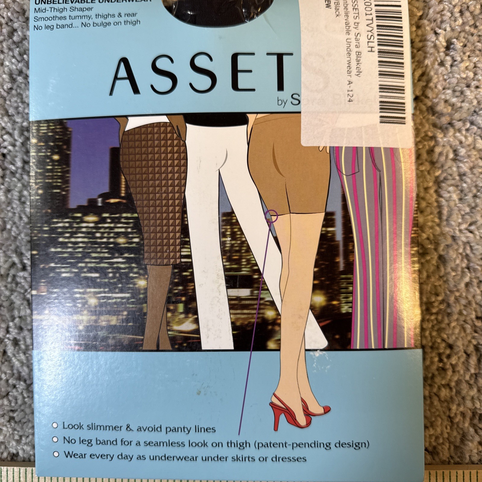 Spanx Unbelievable Underwear A-124 Black Size 3 Mid Thigh Shaper