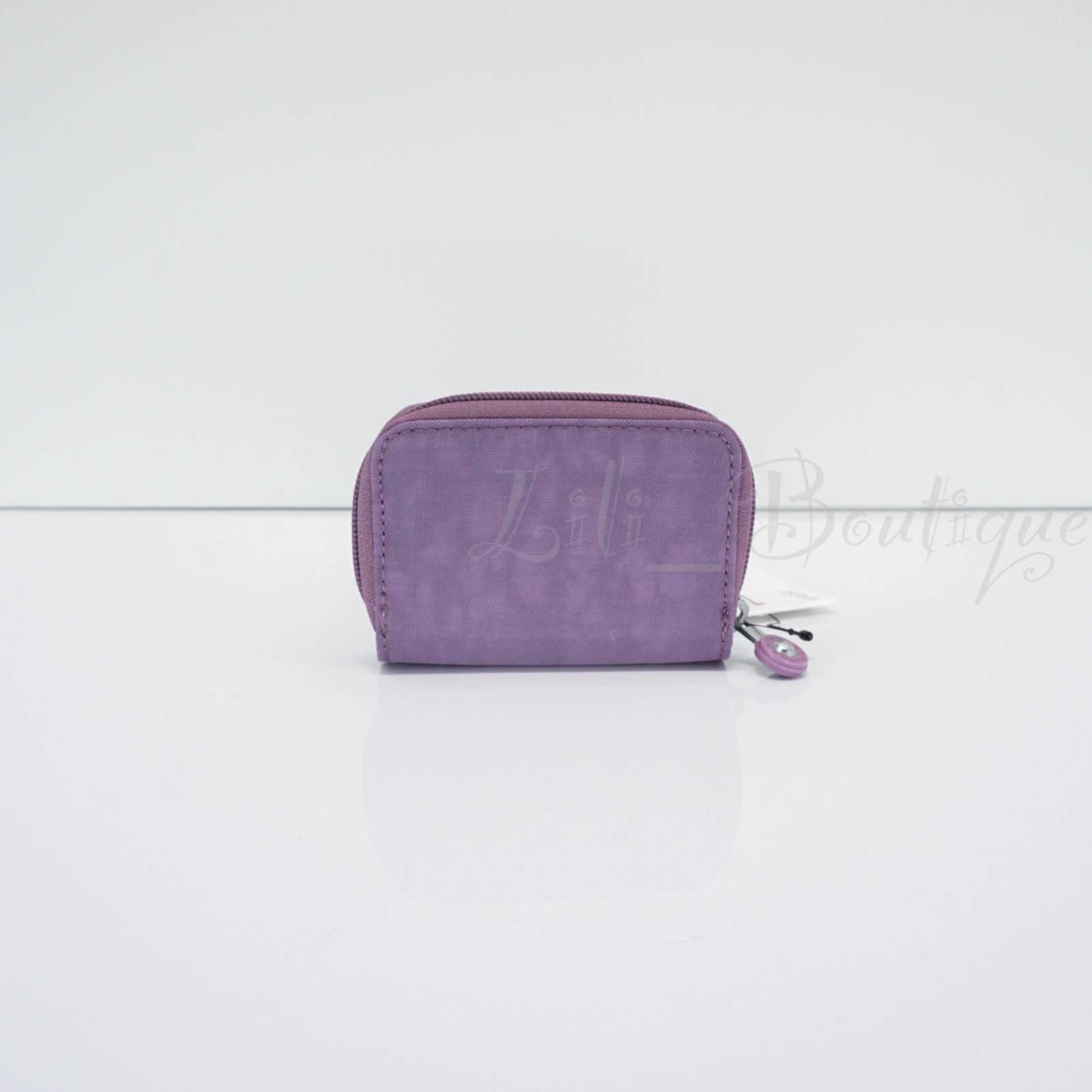 Kipling Tops Mini Wallet Zip Snap Card Case KI0807 Polyamide Purple Passion NWT