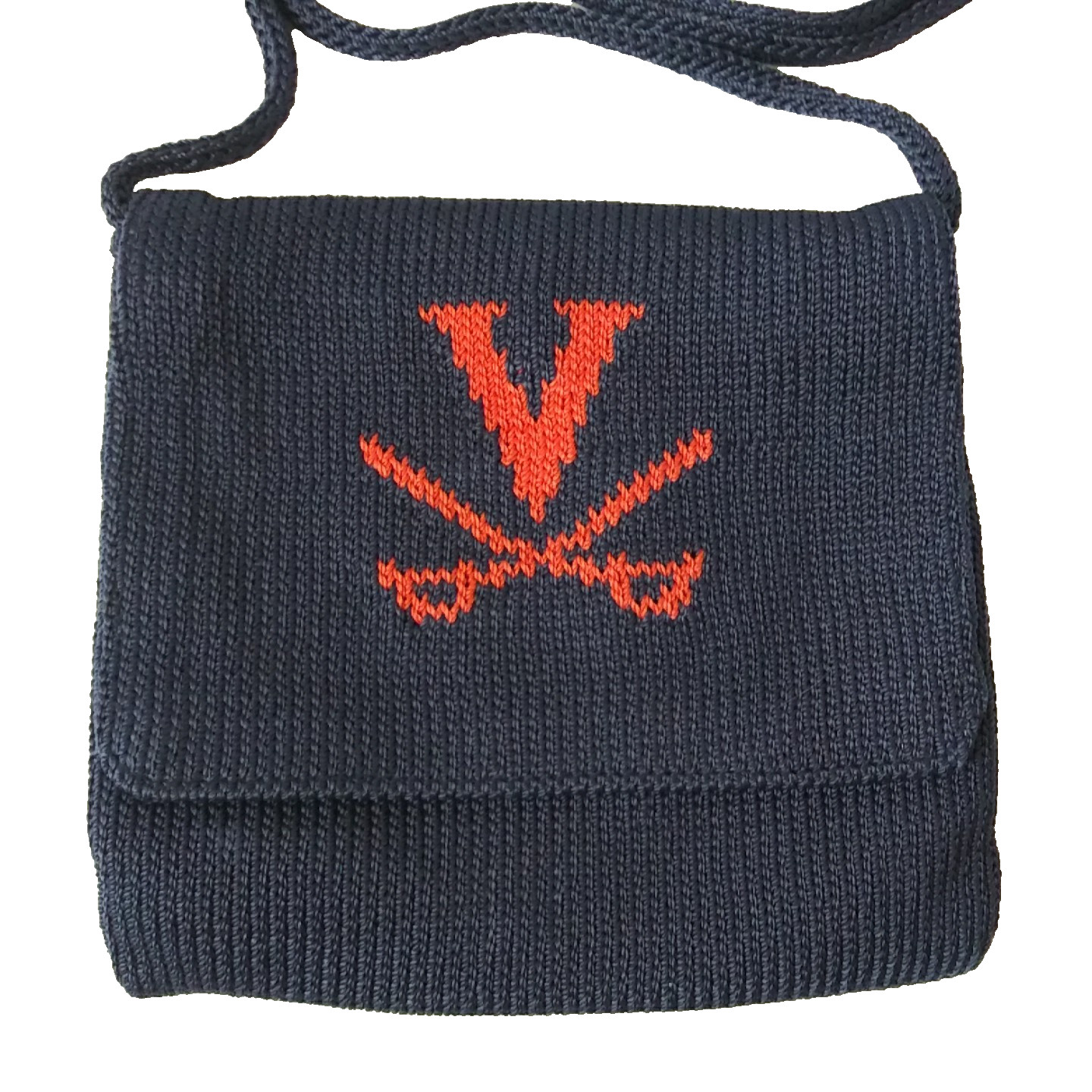 The Sak Virginia Cavaliers Basketball Logo Crossbody Purse Crochet Pouch