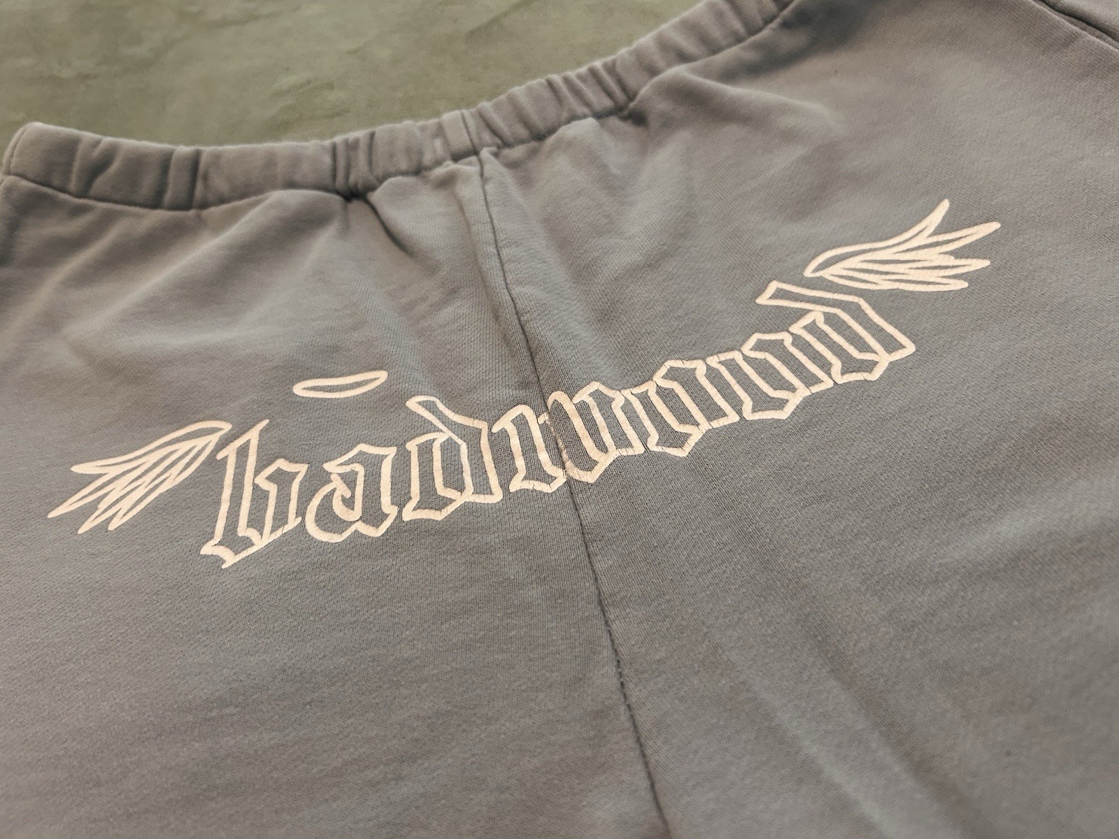 Limited Edition Badwood Jogger Sweatpants M Baby Blue Angel Logo