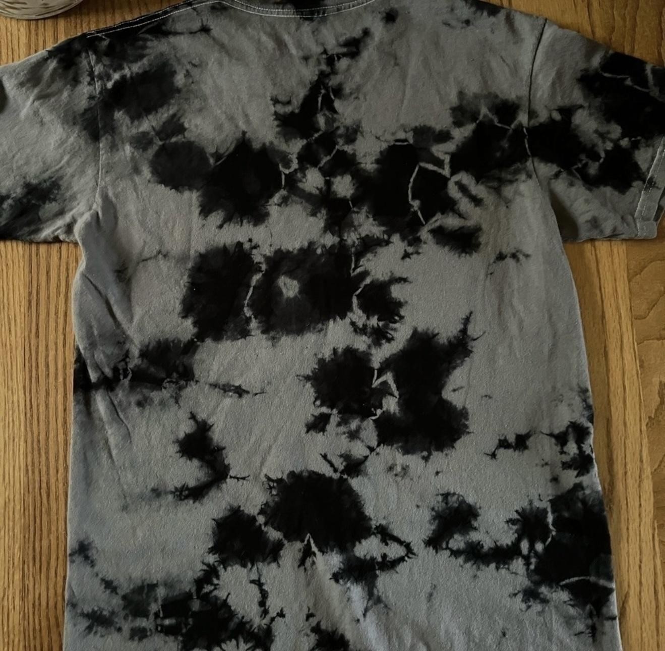 Cowboy Bebop Shirt Mens Small Gray Black Tie-Dye Spike Spiegel Anime Graphic Tee