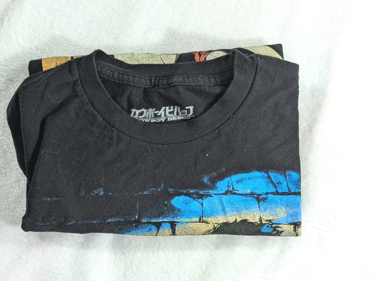 Cowboy Bebop T-shirt black Men’s Sz Medium Spike Spiegel & Faye