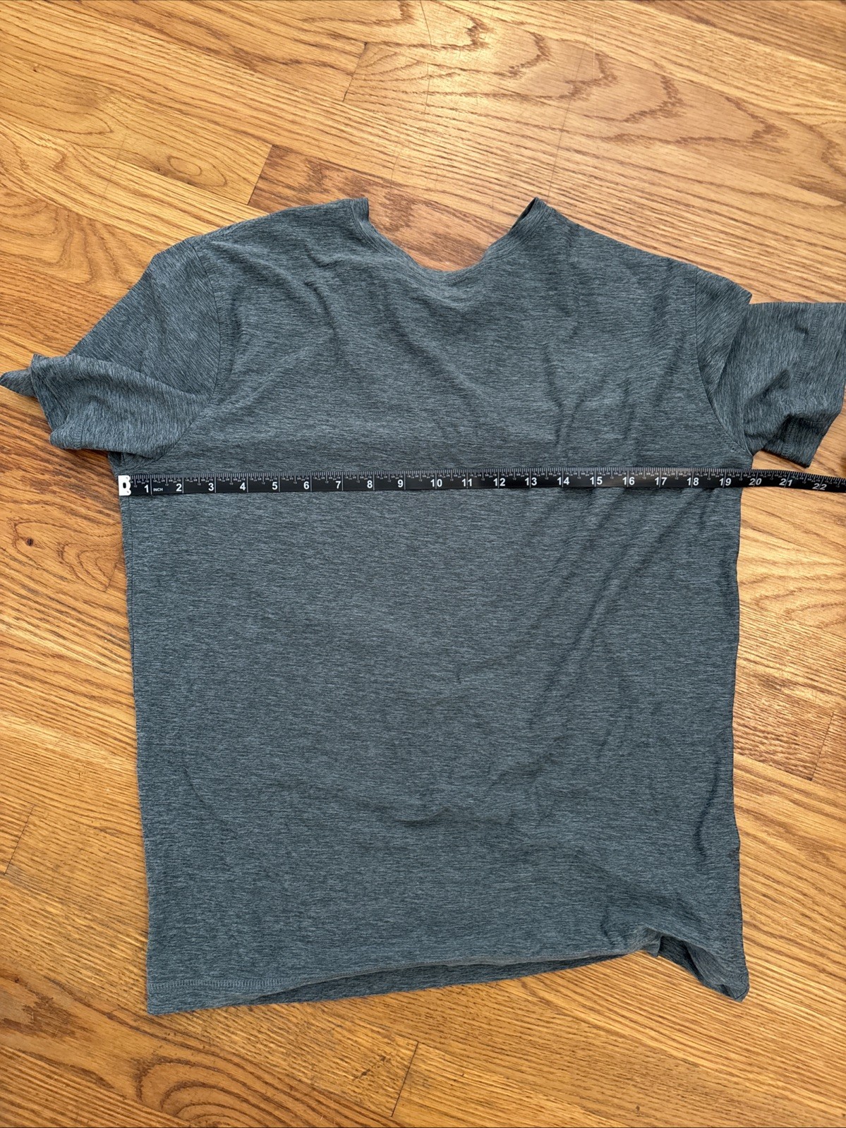 vuori mens strato tech tee small Green/gray Heather