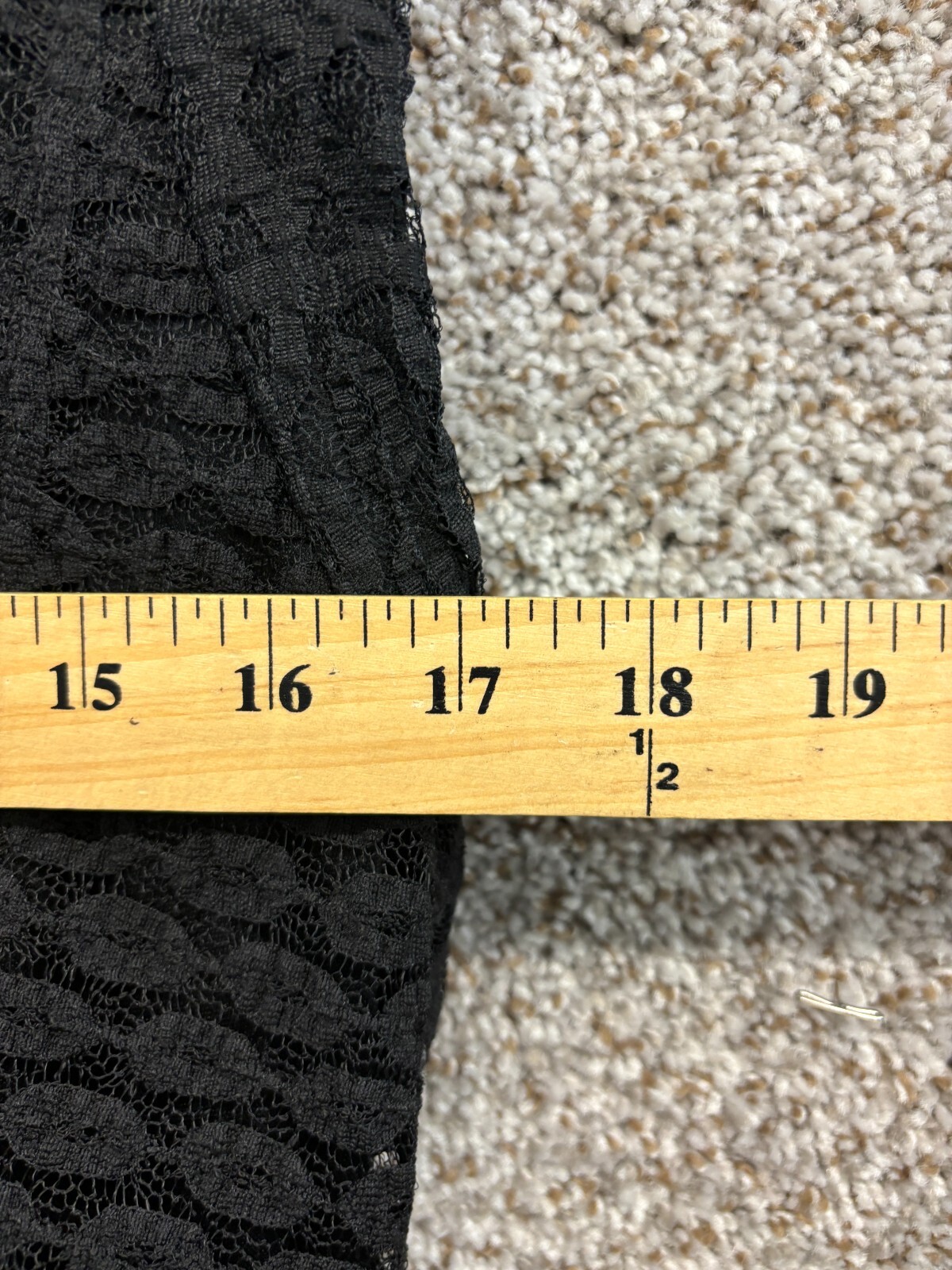 Fashion to Figure FTF Black Dress Fit and Flare Crochet/Lace Sleeveless Size 2X