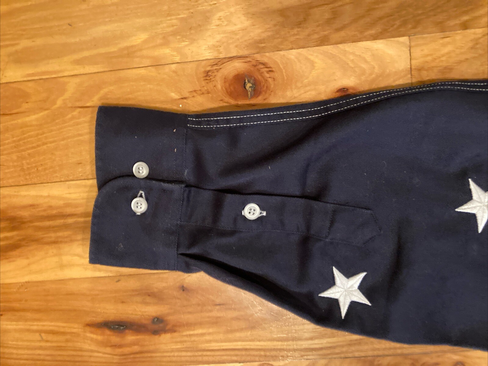 Vintage Panhandle Slim Button Up Western Shirt Mens XL Stars & Stripes USA Flag