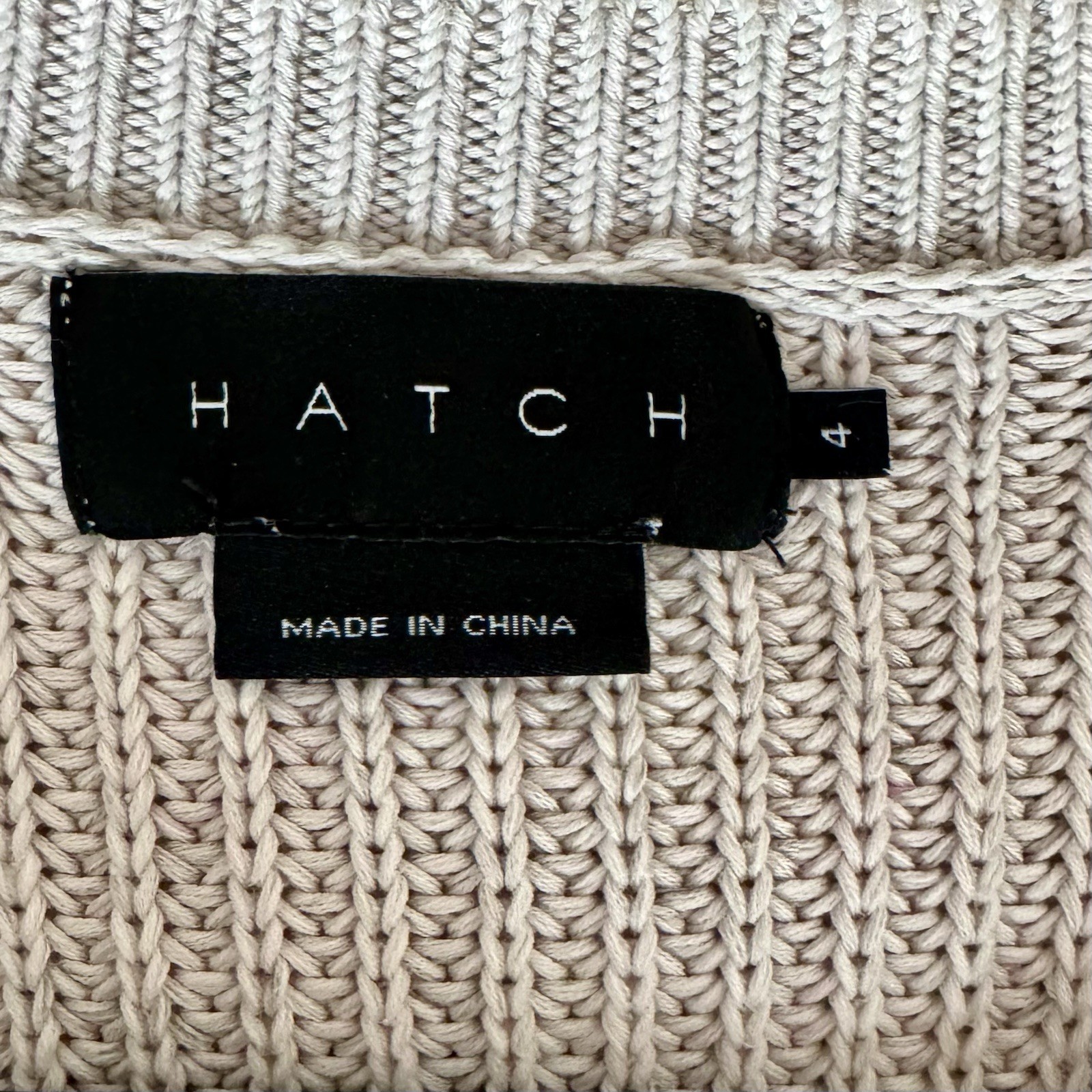 Hatch 100% Cotton Maternity Top Pointelle Detailing Hatch Size 4, XL