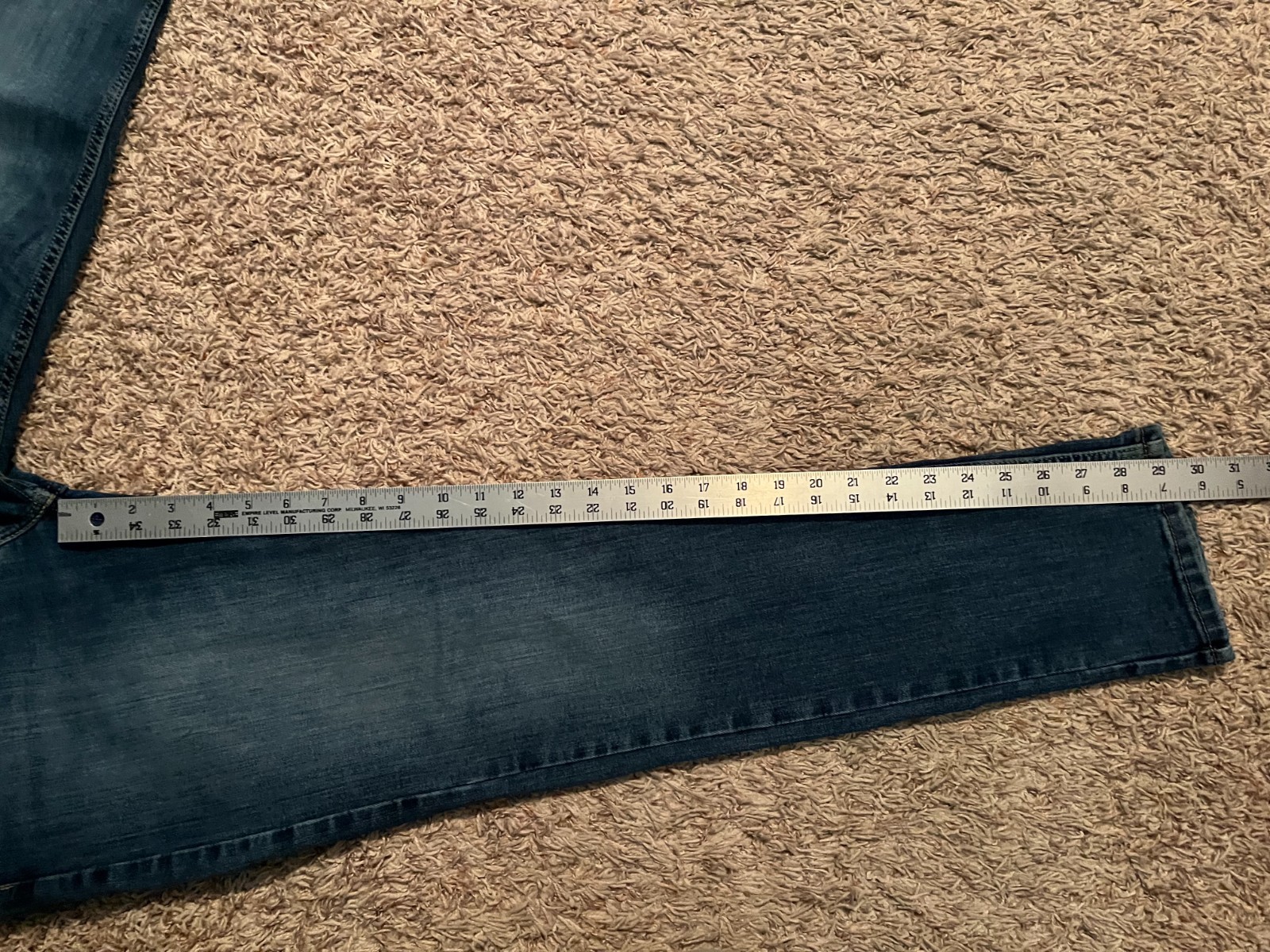 EUC Levi’s 502 Jeans Regular Fit Tapered Mens tag=31×32 (MEASURED 31×29) (9632)