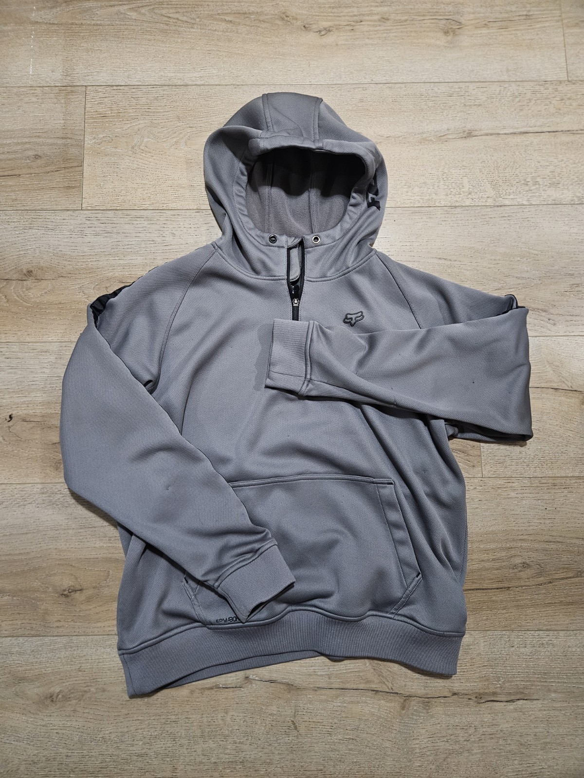 Fox Racing Fox Tech Sweatshirt Men’s XL 1/4 Zip Hoodie Gray