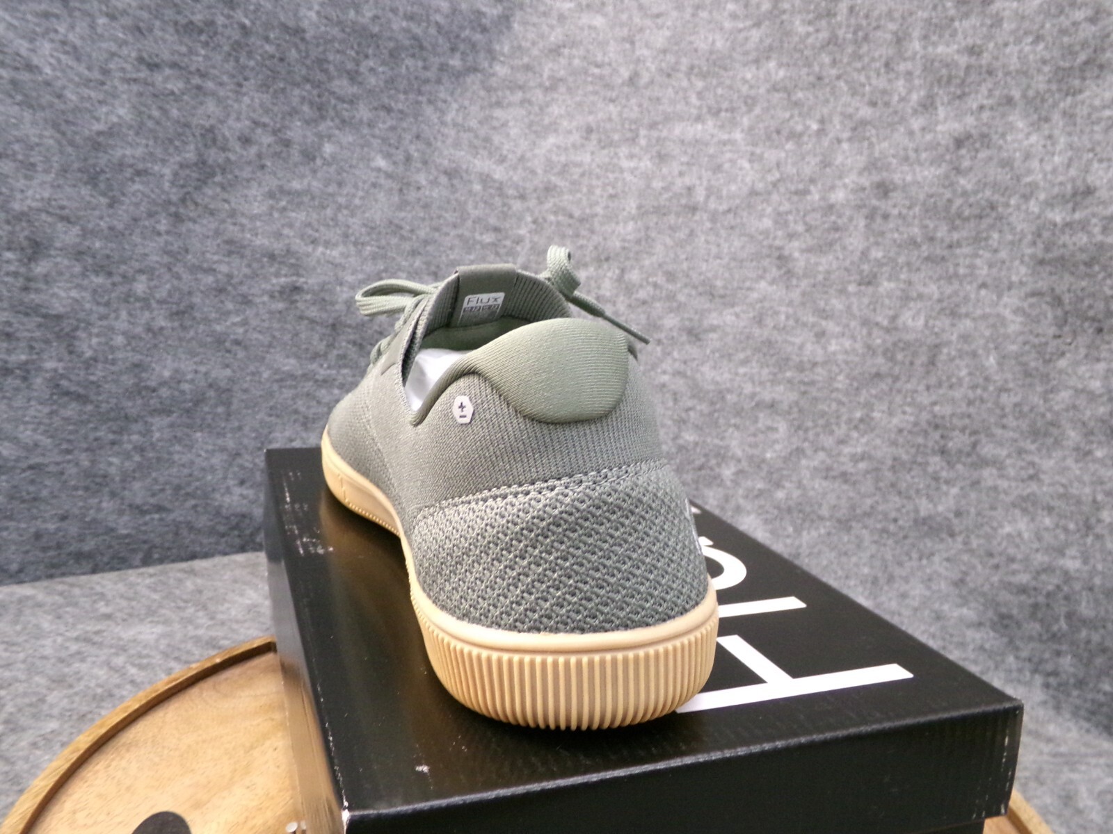 Flux Adapt Trainer Olive Gum Barefoot Athletic Knit Shoes Sneakers Mens Size 12