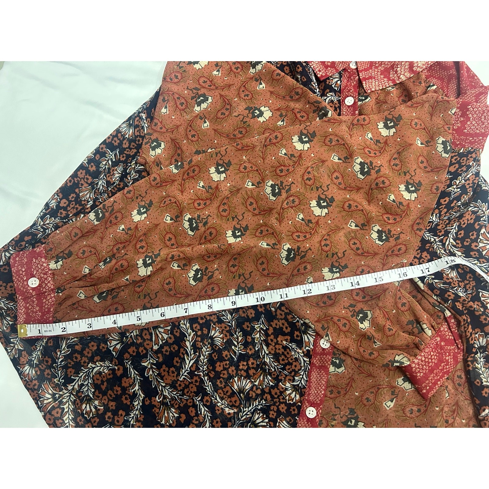 Free People Dani Button Down Long-Sleeve Blouse, Size S
